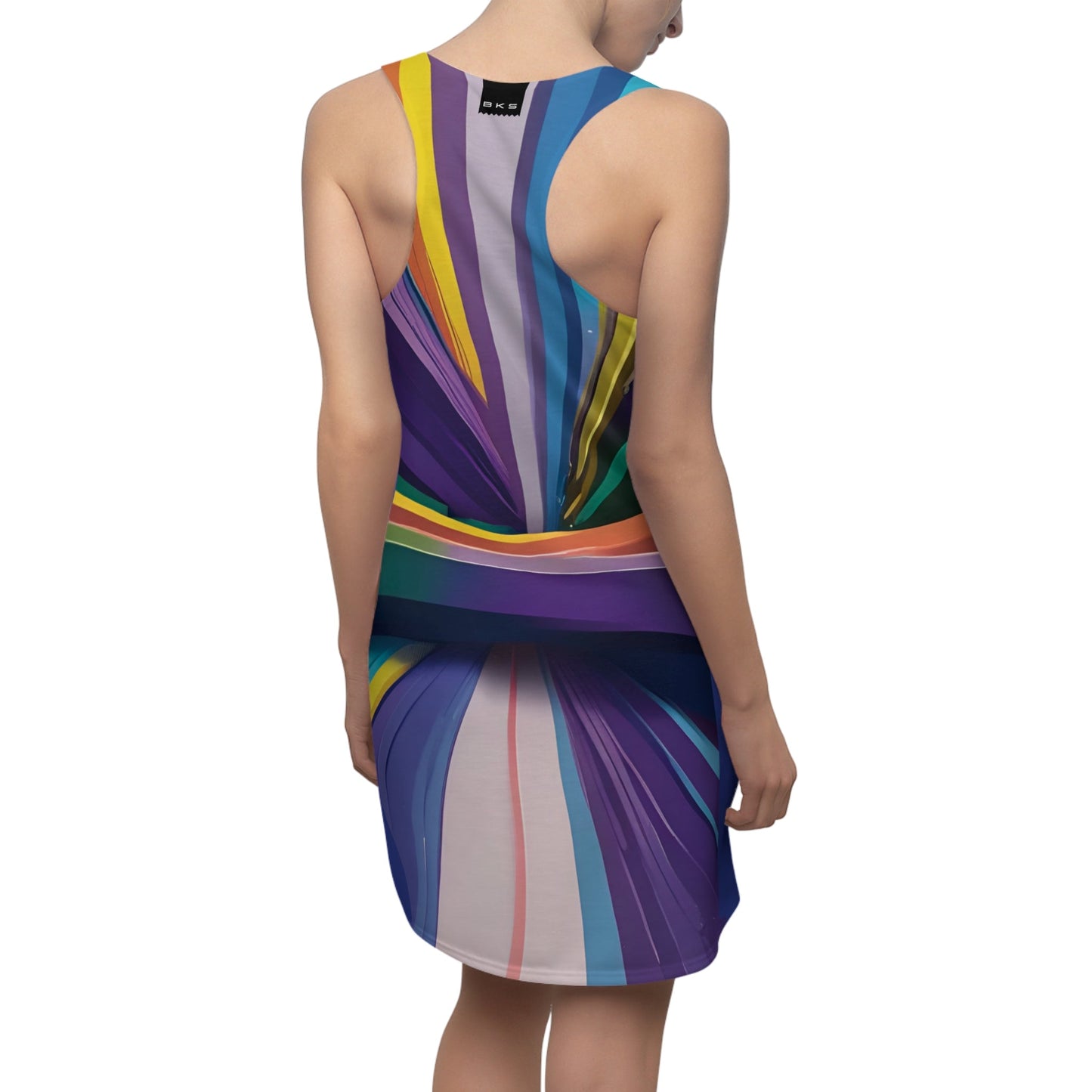 BKS Pulse Burst™ Racerback Dress Printify bakabo.club