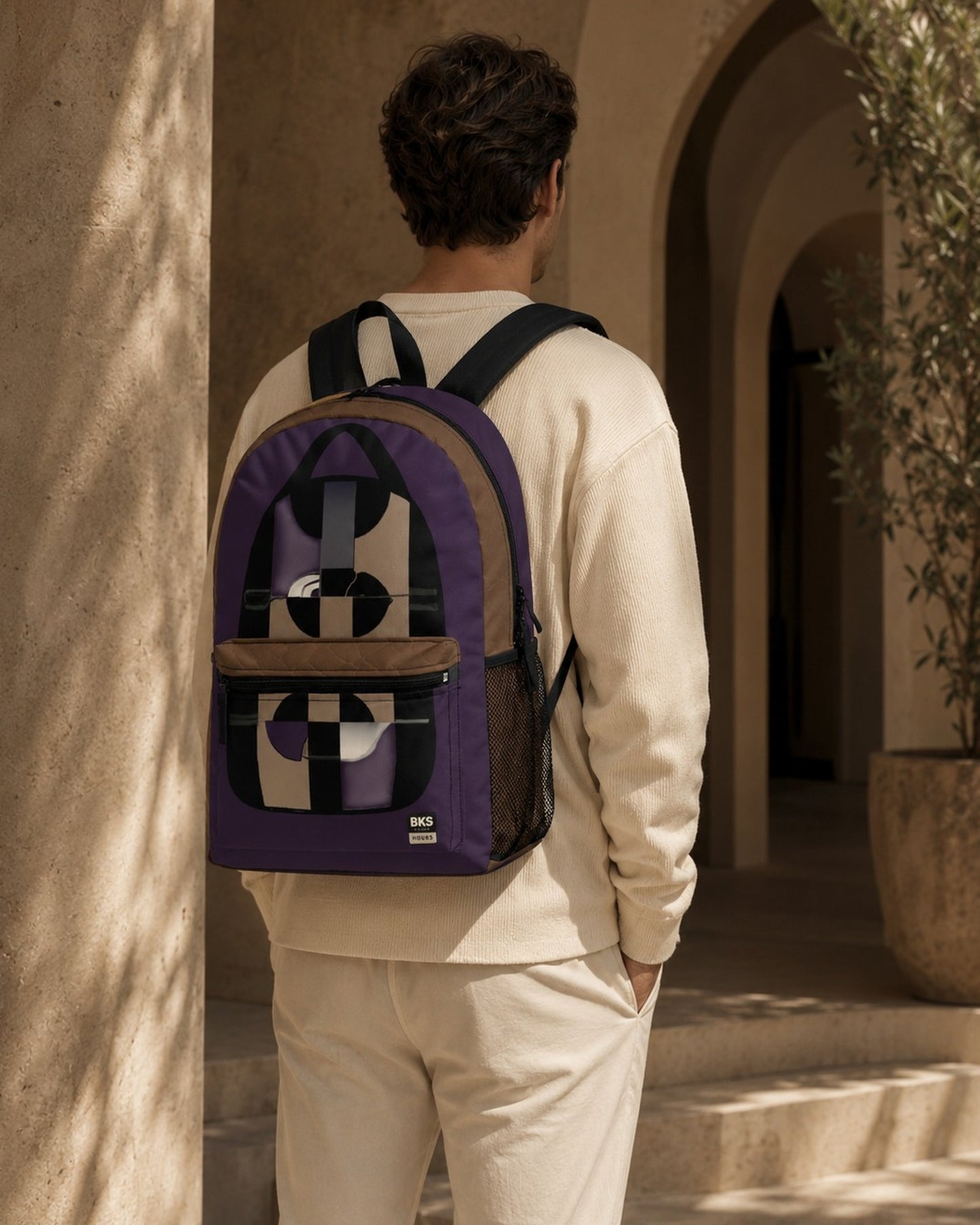 BKS Token Persona Backpack — worn