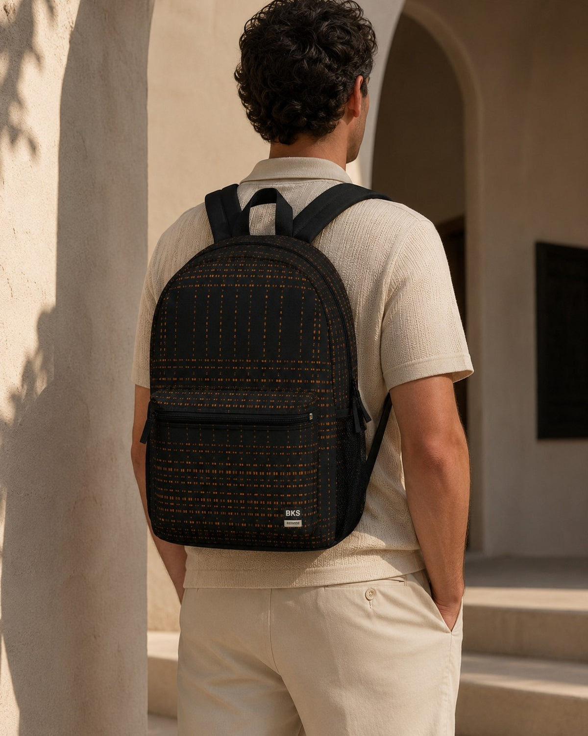 BKS Hours Carry Backpack — worn