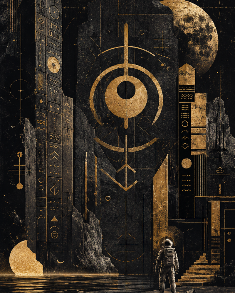 BKS Glyph Astro™ Beach Towel