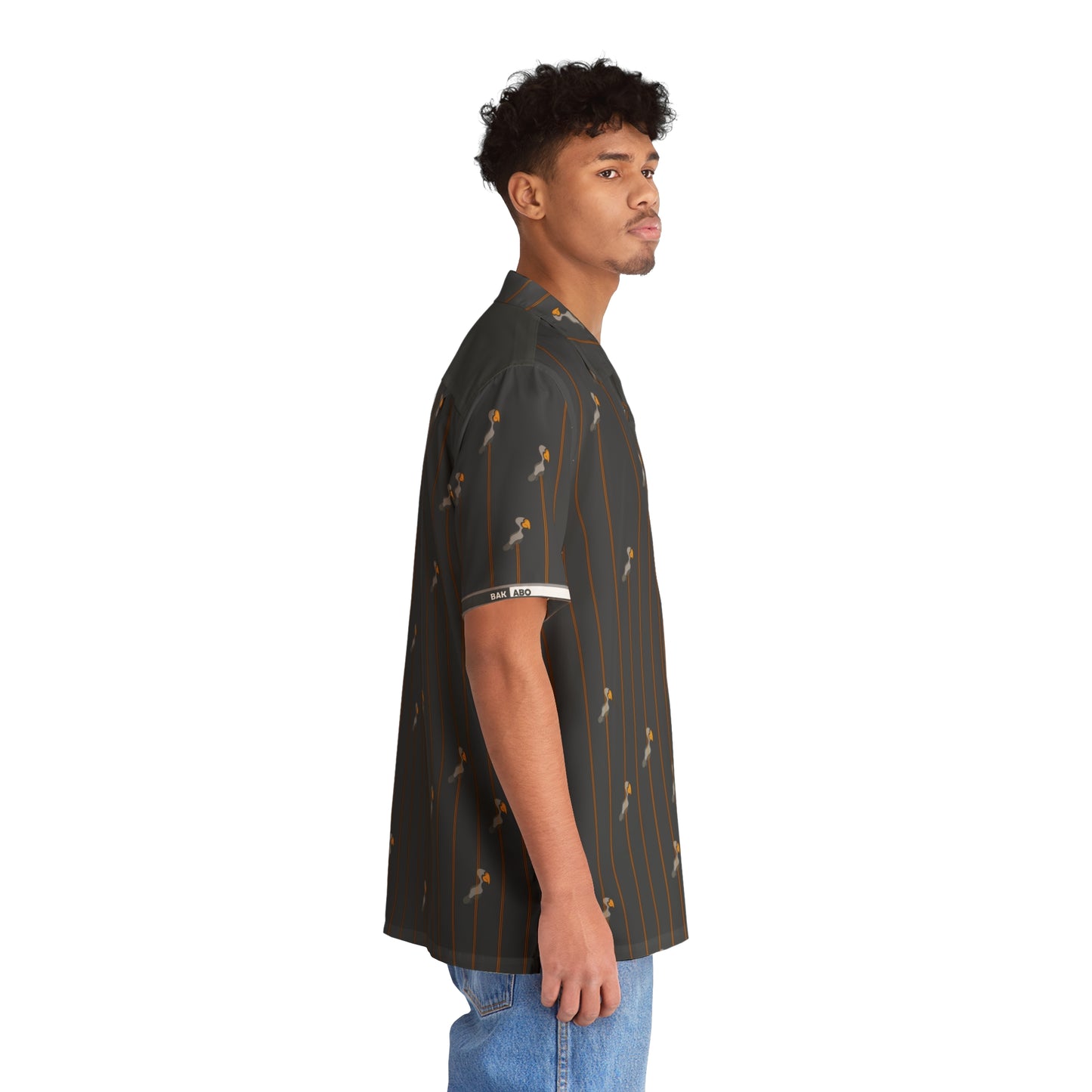 Fenicottero tropicale (BKS)🦩Camicia hawaiana