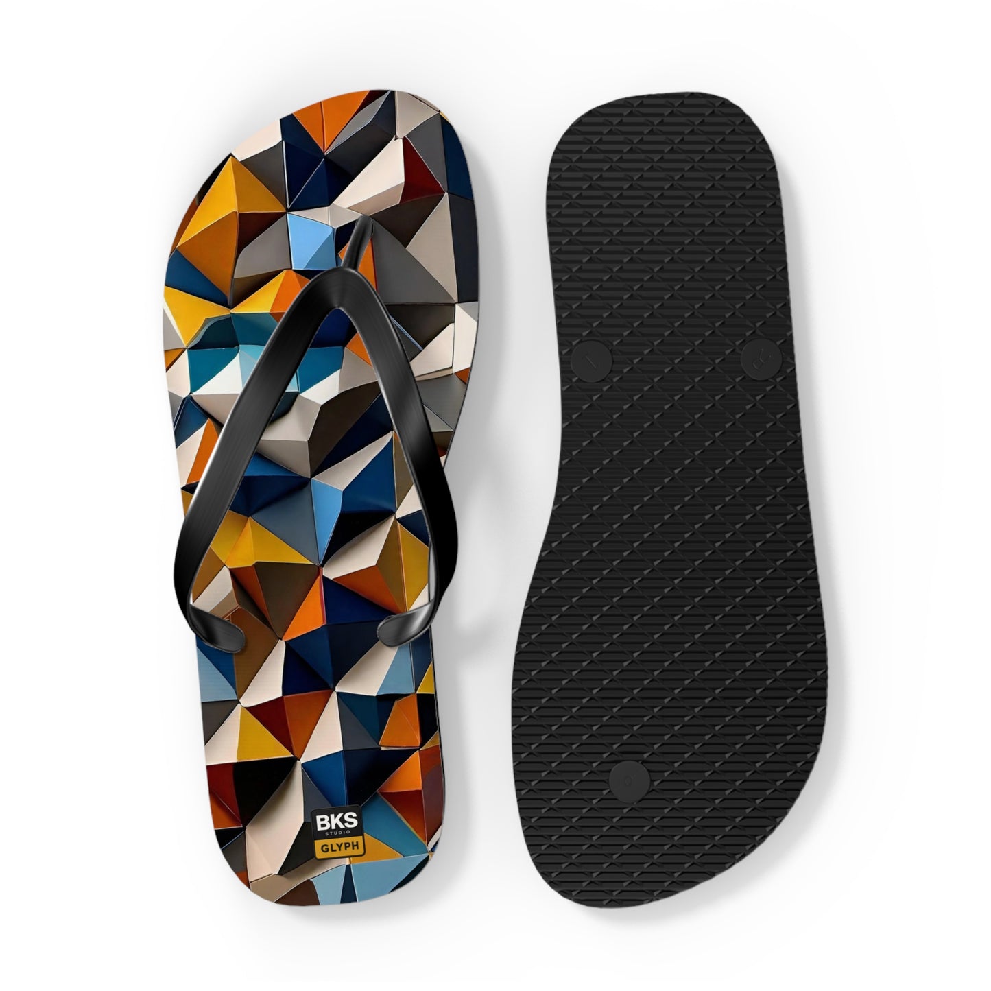 BKS Hours Mosaic Triangle™ Flip Flops