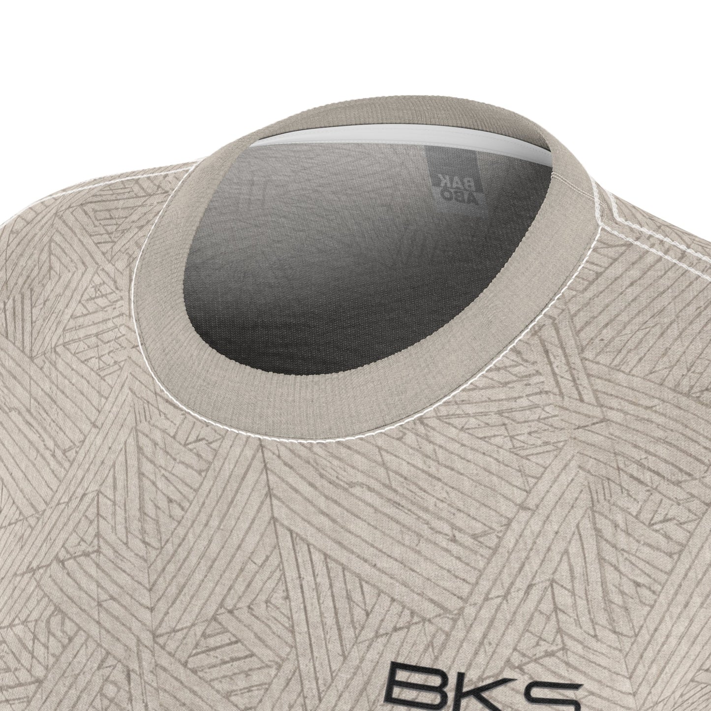 BKS Textured Geo Women's Cut & Sew Tee — Neutral... Printify bakabo.club