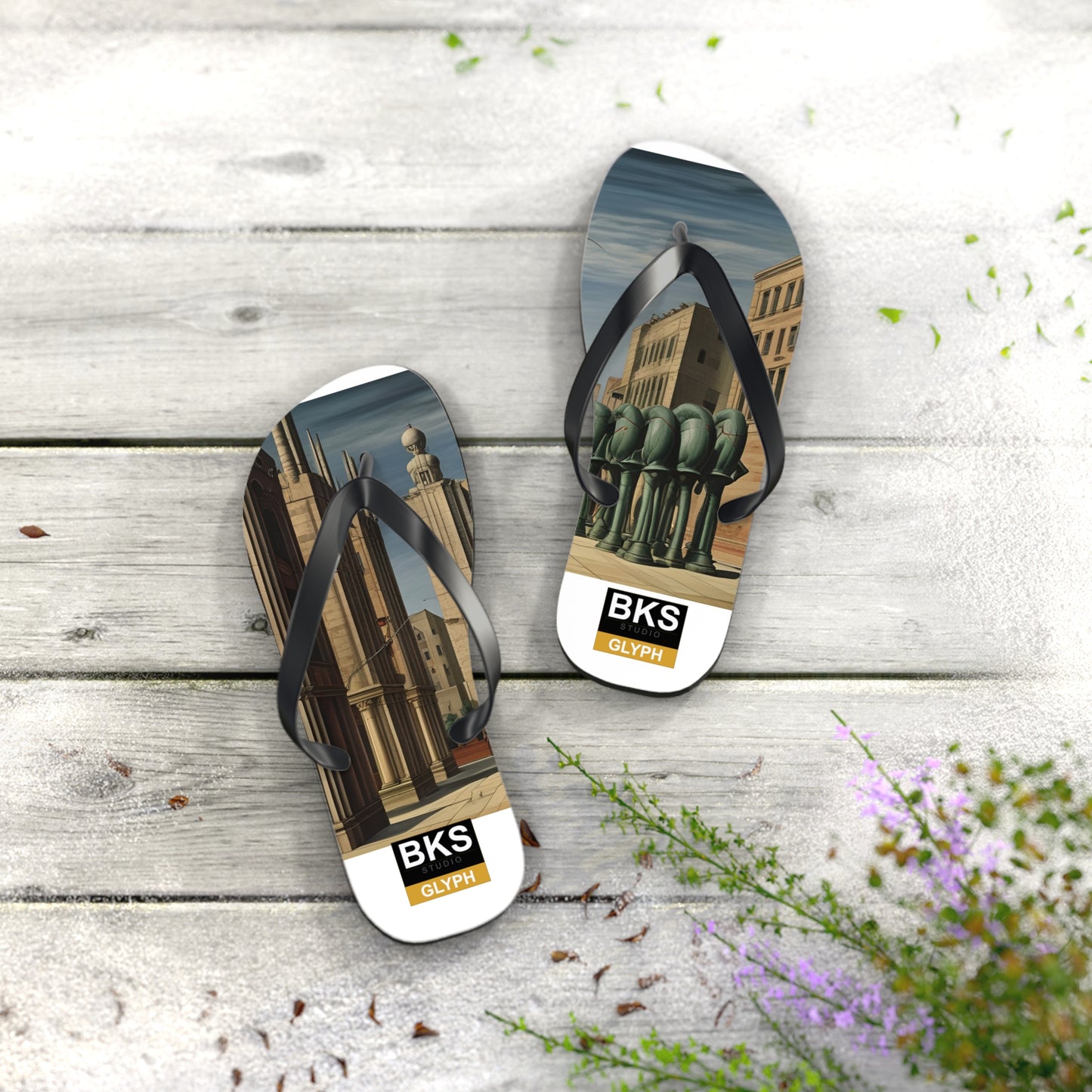 BKS Glyph Metaphysic™ Flip Flops