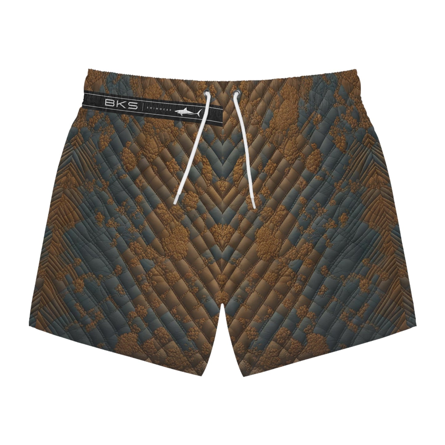 BKS Glyph Quill™ Swim Trunks Printify bakabo.club