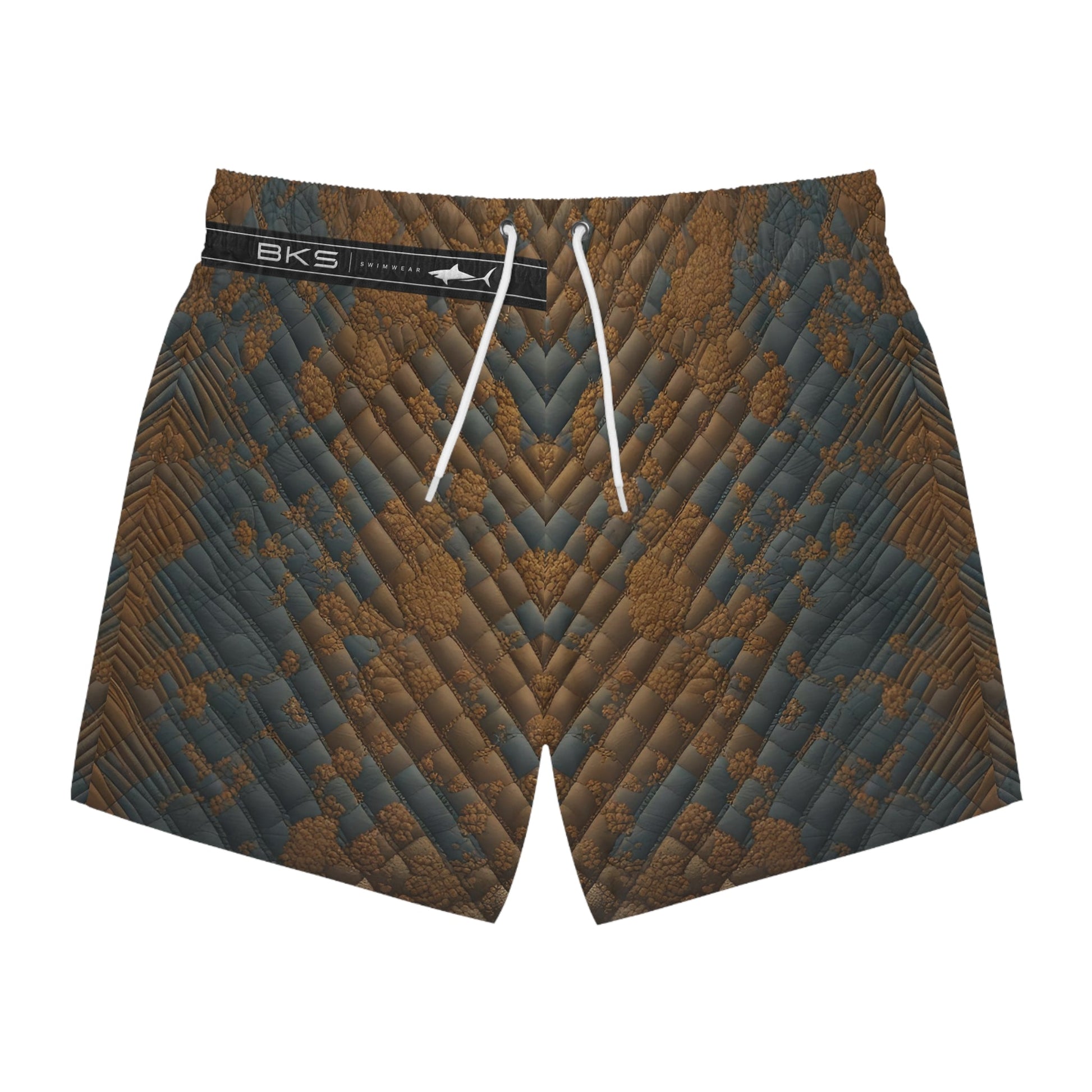 BKS Glyph Quill™ Swim Trunks Printify bakabo.club
