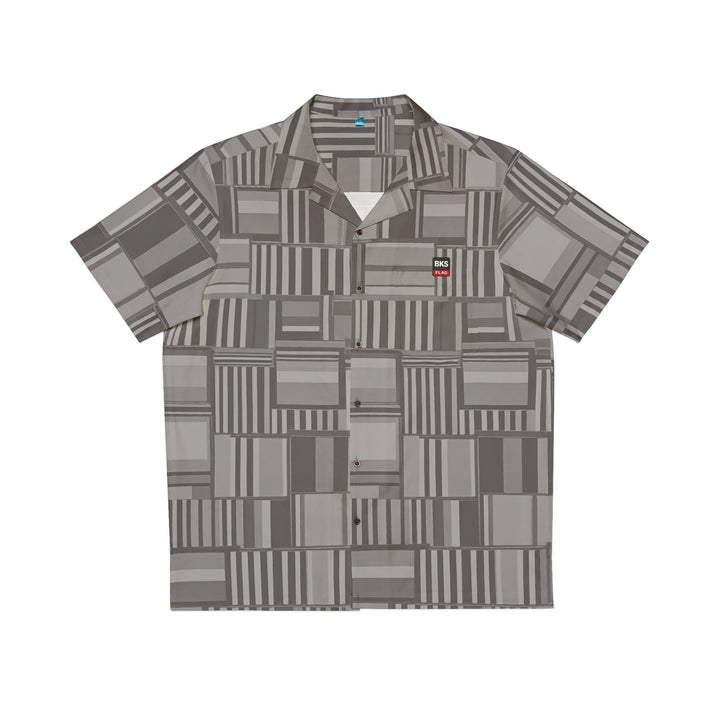 BKS Flag Hawaiian Grey™ Hawaiian Shirt