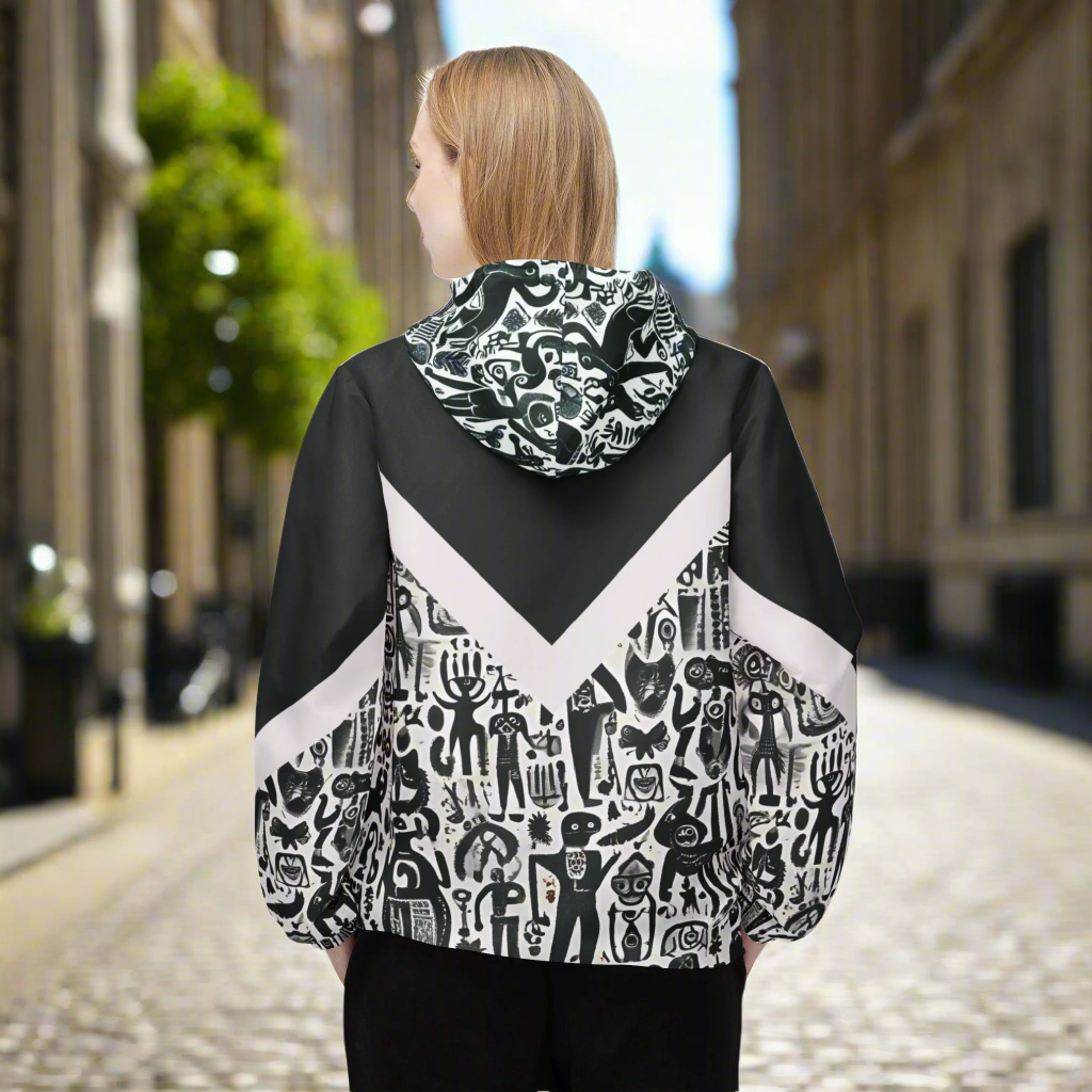 UrbanShield (BKS)🛡️Windbreaker Jacketd Printify bakabo.club