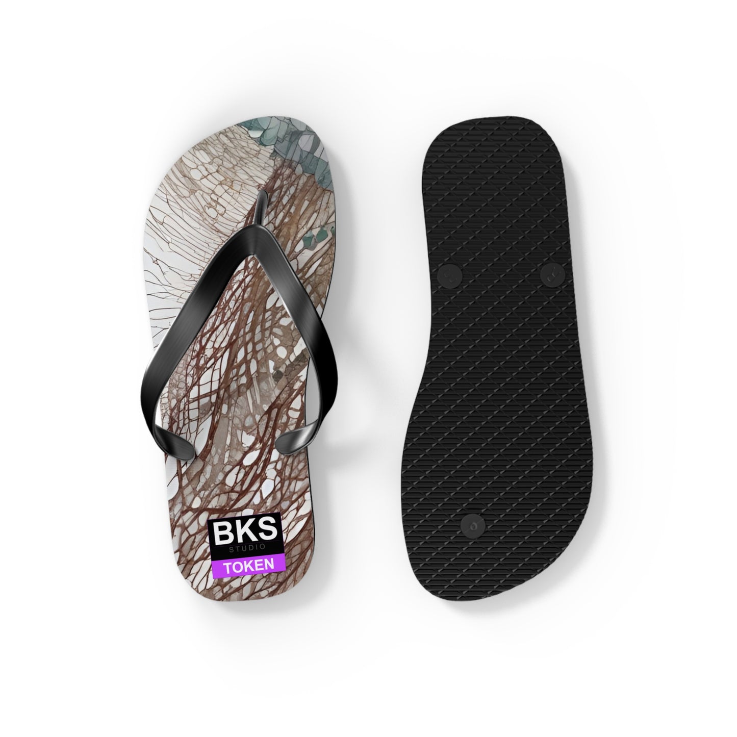 BKS Token Gold™ Flip Flops