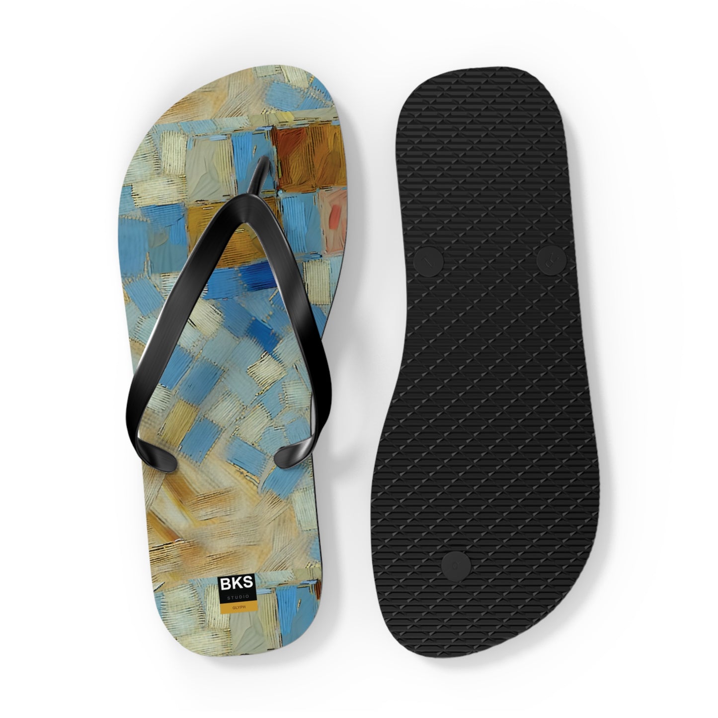 BKS Glyph Mosaic Tile™ Flip Flops