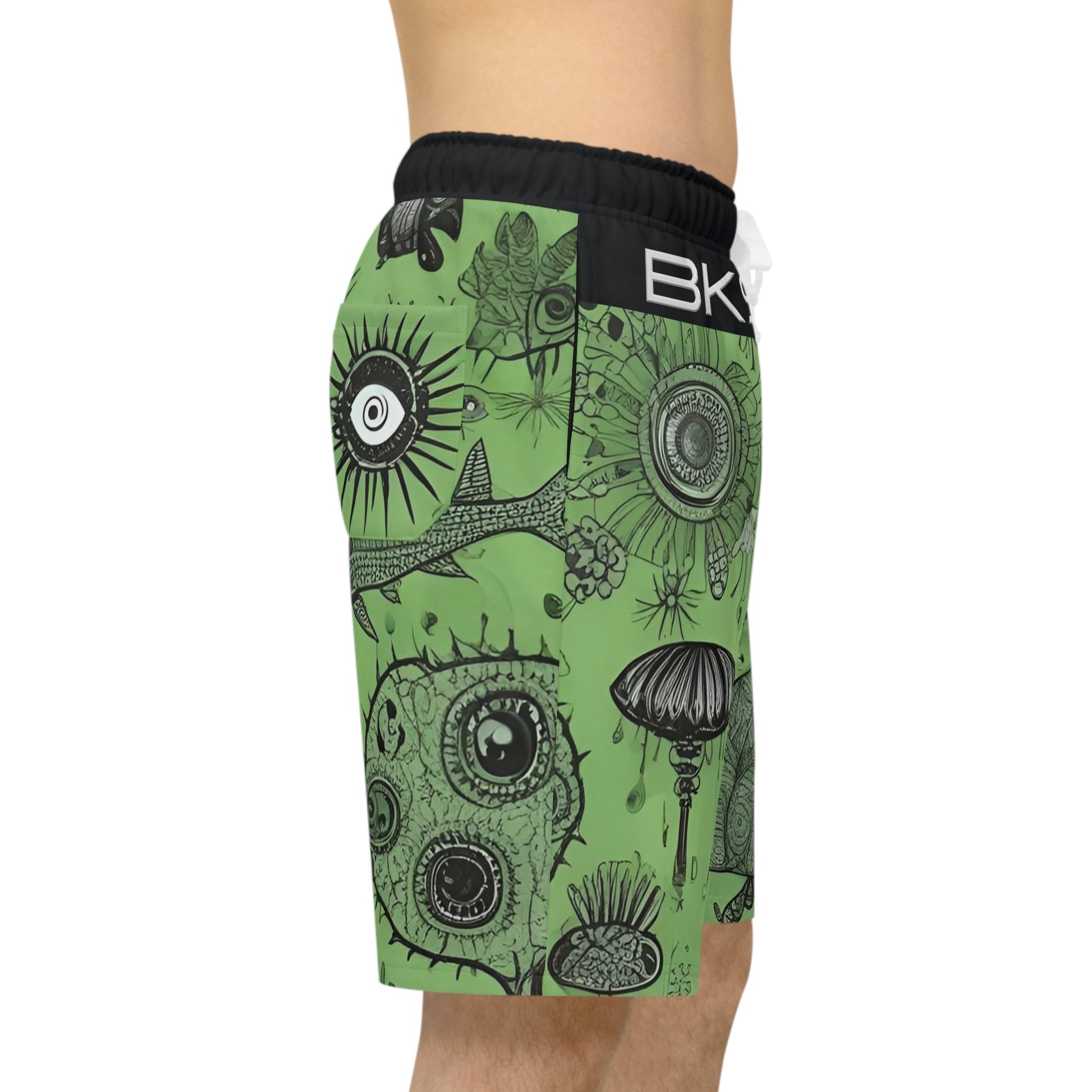 BKS Folklore Bestiary™ Athletic Long Shorts Printify bakabo.club