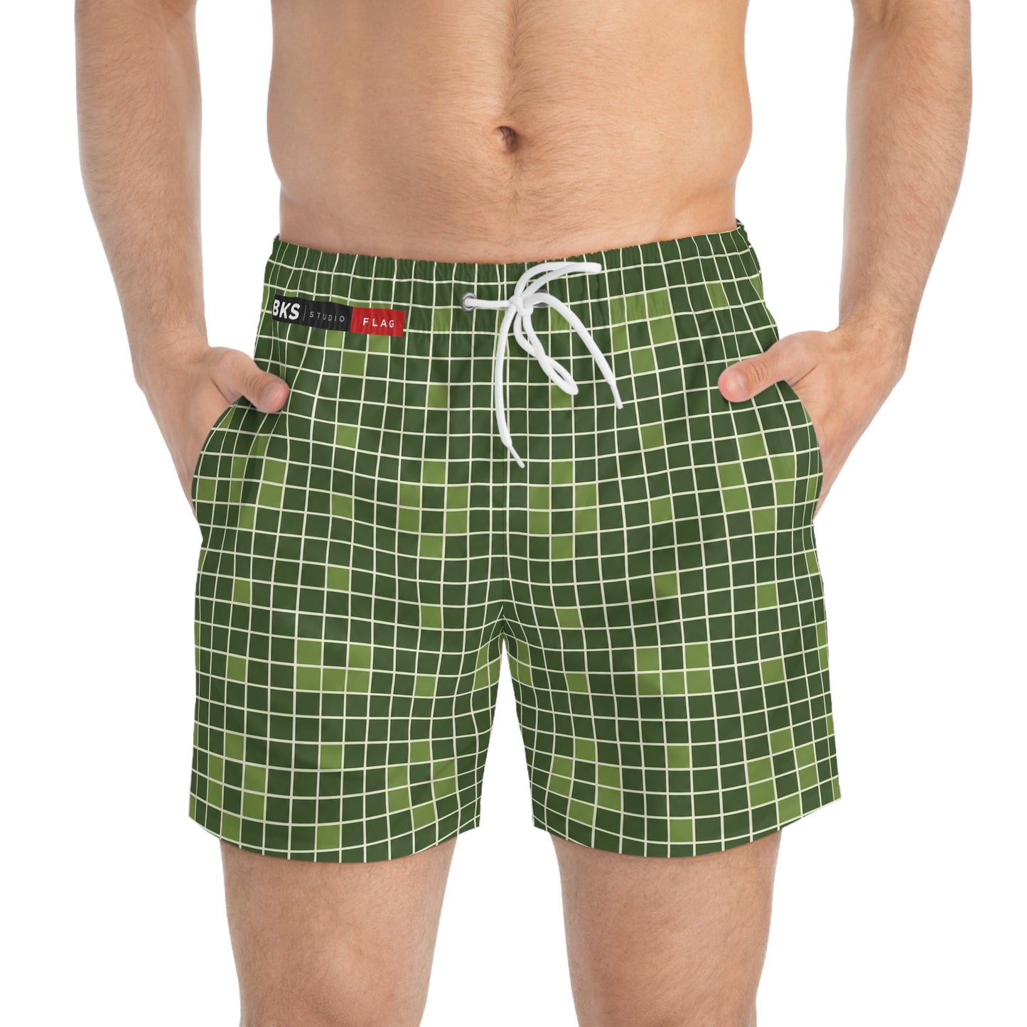 BKS Flag Green Grid™ Bañador