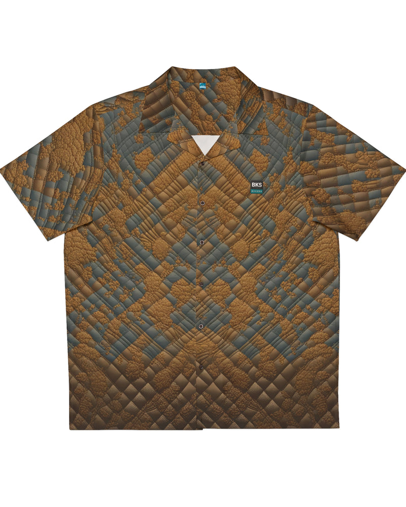 BKS Riviera Brown Quilted™ Hawaiian Shirt