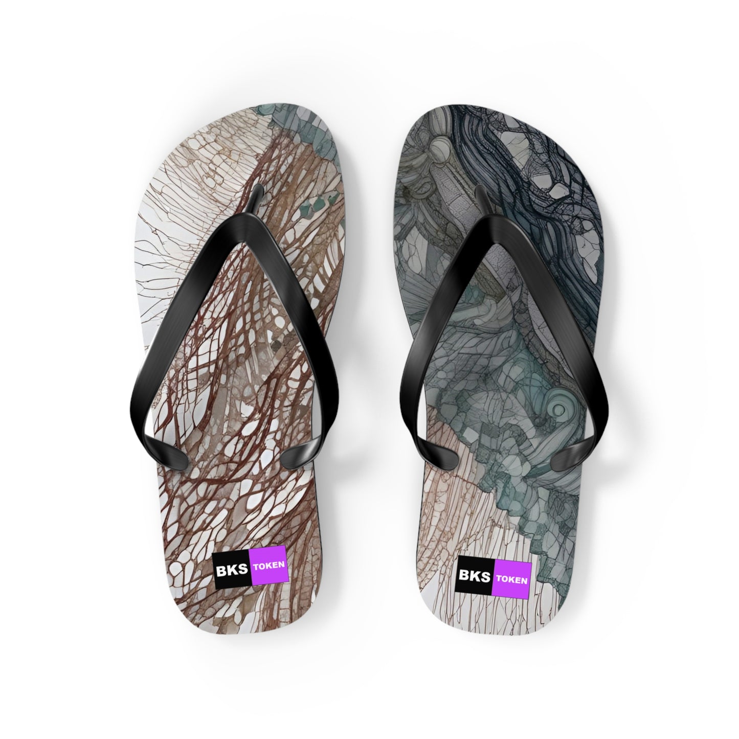 BKS Token Gold™ Flip Flops