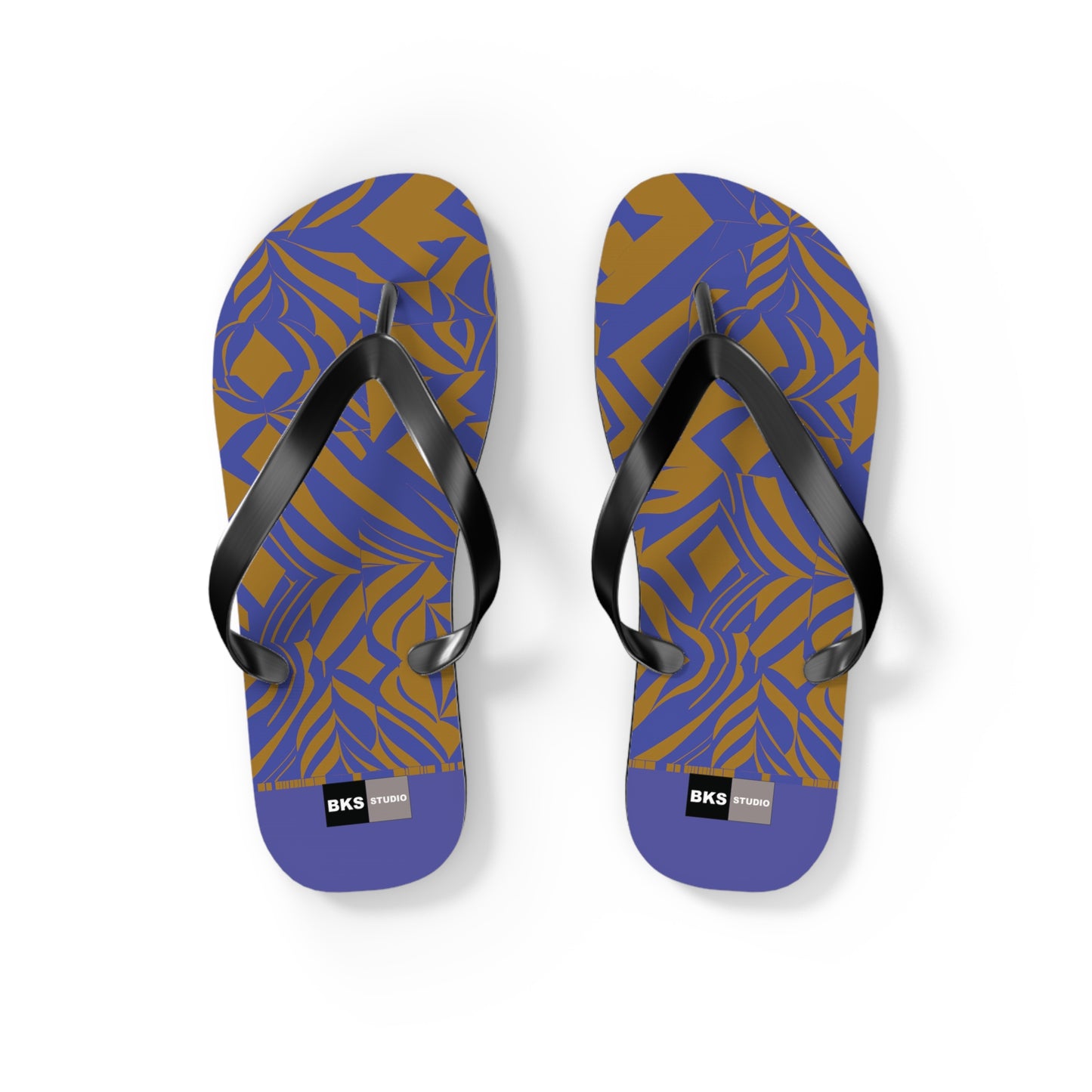 BKS Glyph Violet Gold™ Flip Flops