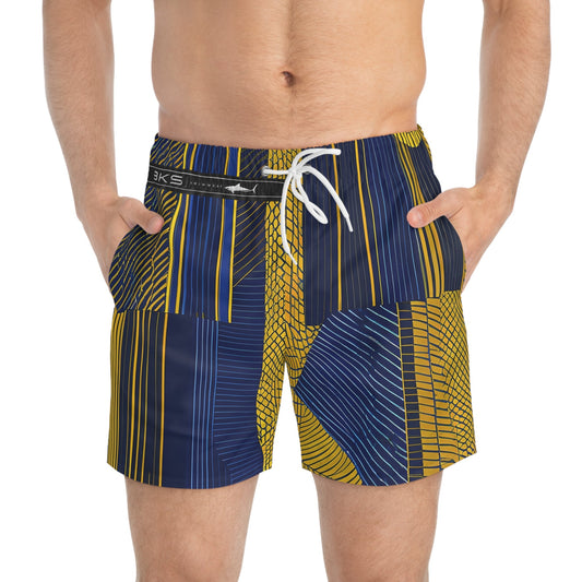 BKS Pulse Chord™ Swim Trunks Printify bakabo.club