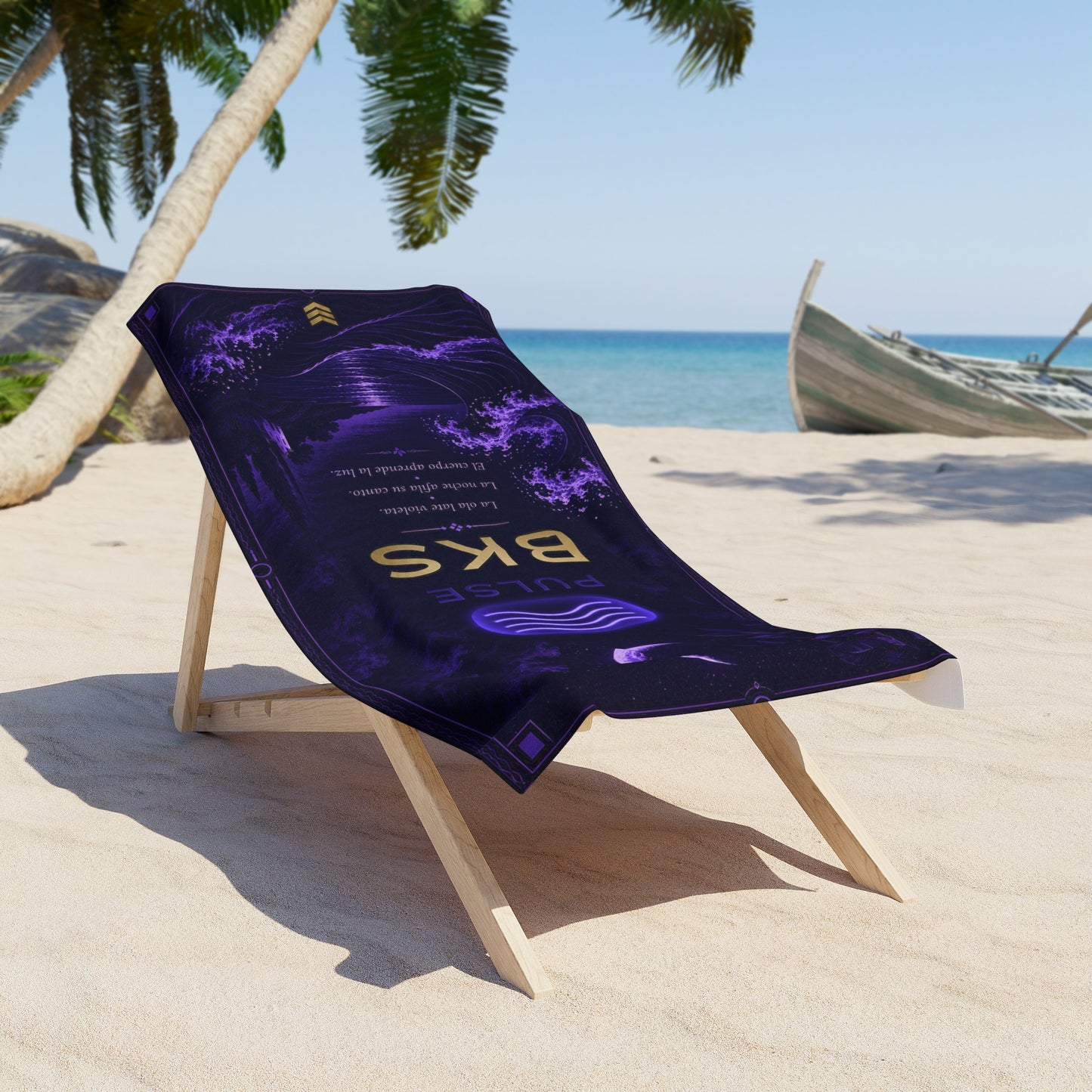 BKS Pulse Verse™ Beach Towel
