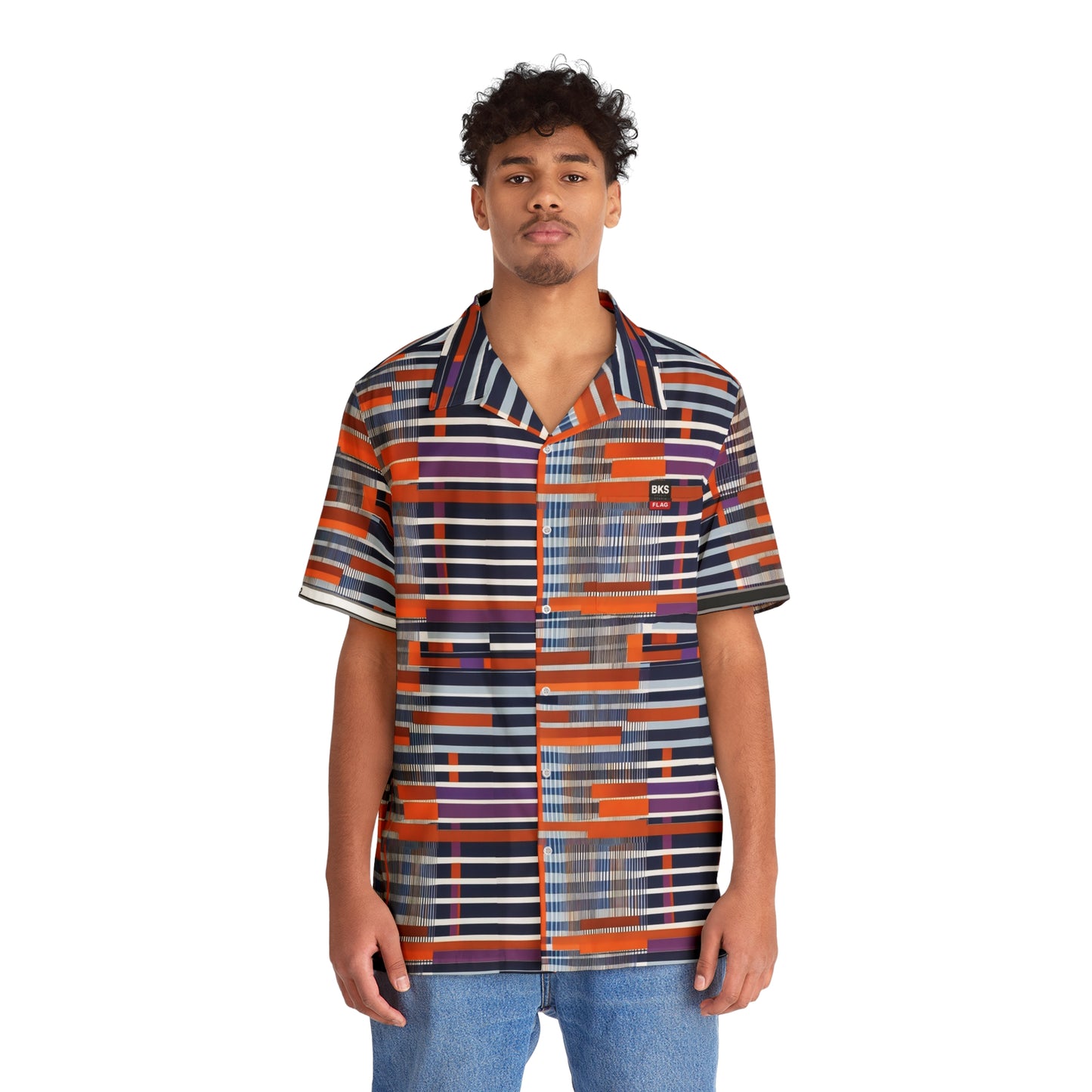 BKS Flag Hawaiian Orange™ Hawaiian Shirt