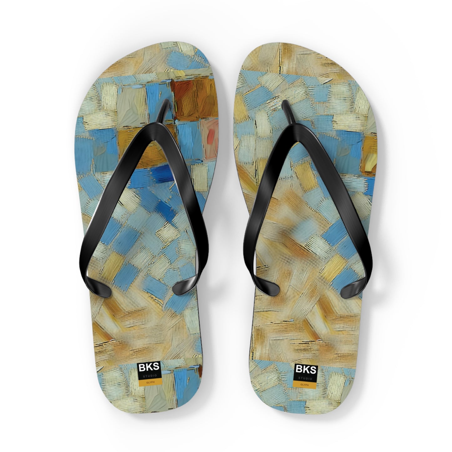 BKS Glyph Mosaic Tile™ Flip Flops