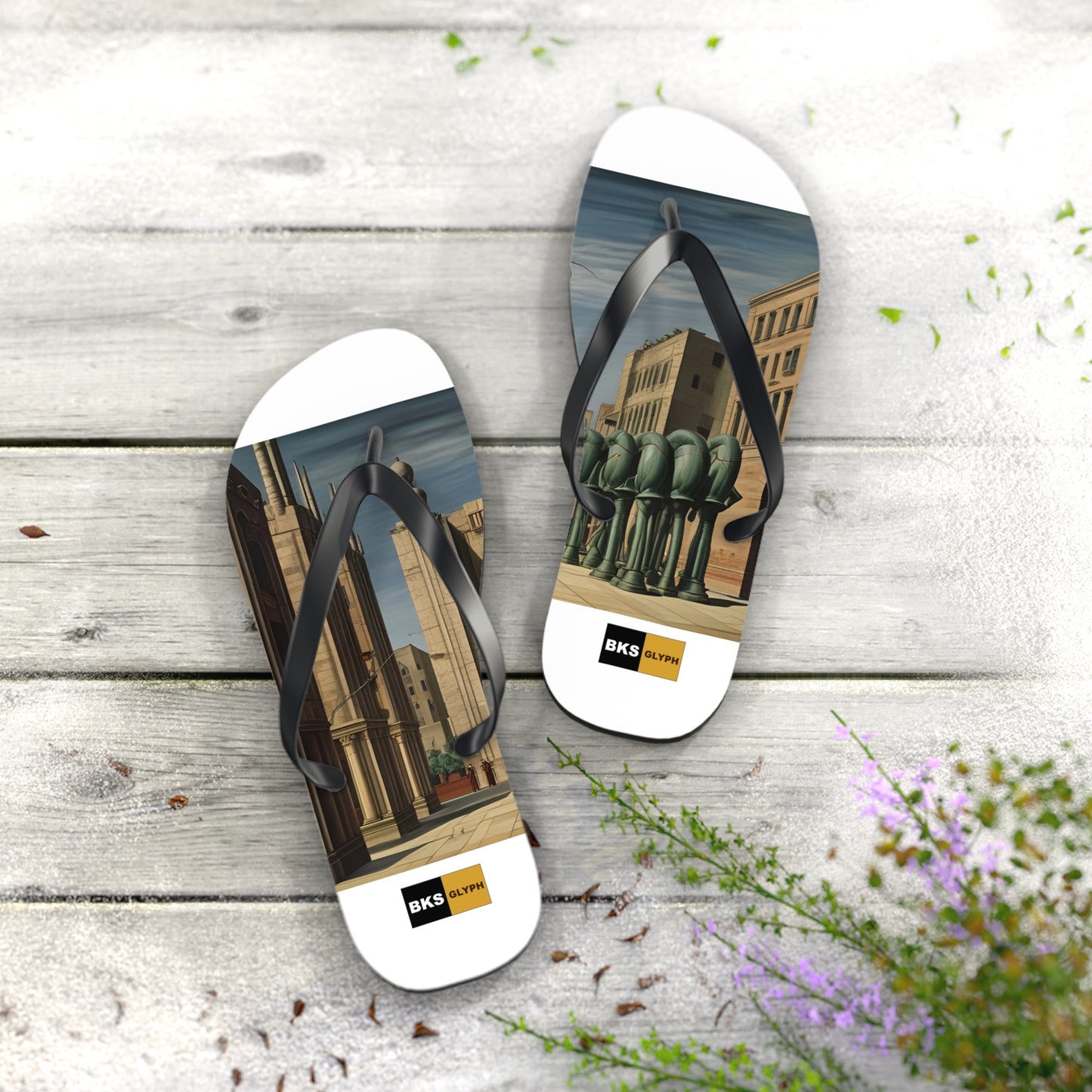 BKS Glyph Metaphysic™ Flip Flops