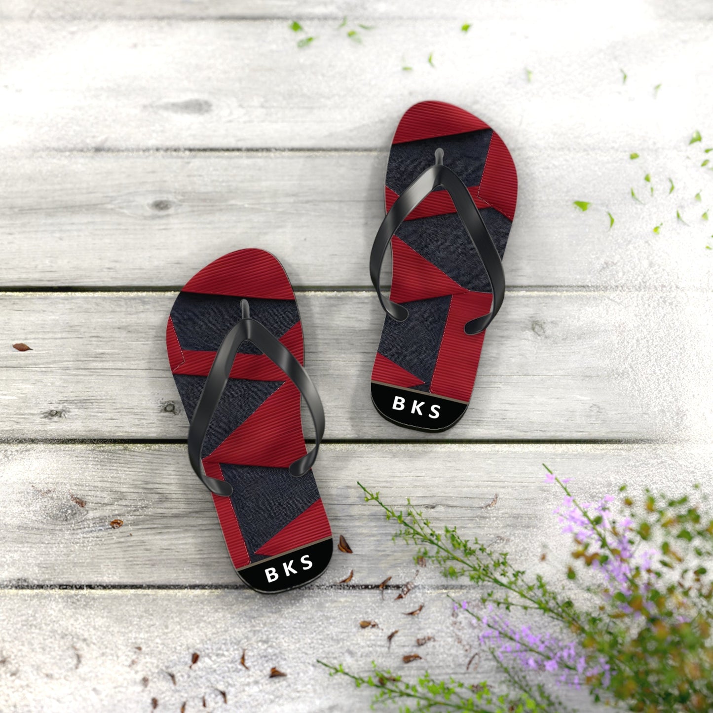 BKS Flag Slate™ Flip Flop Printify bakabo.club