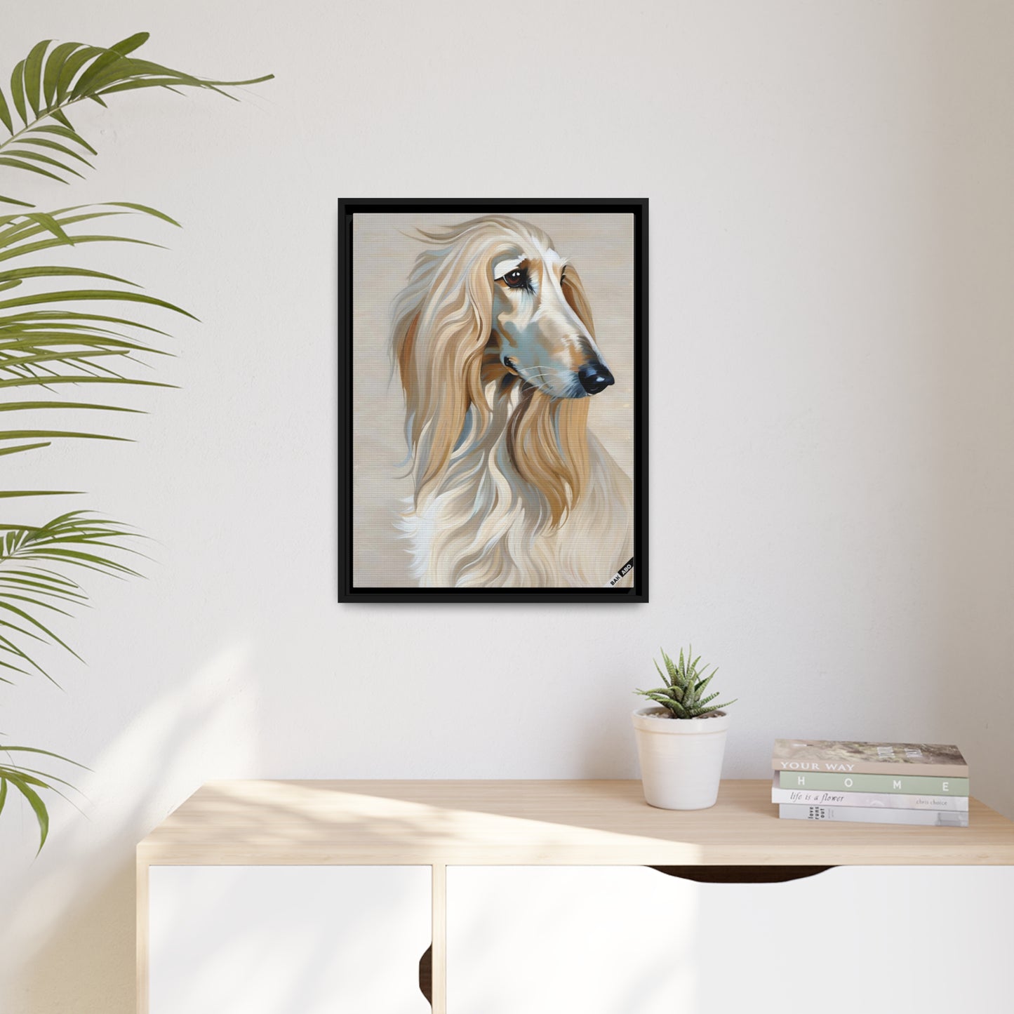 Afghan Greyhound (BKS)🐶Canvas