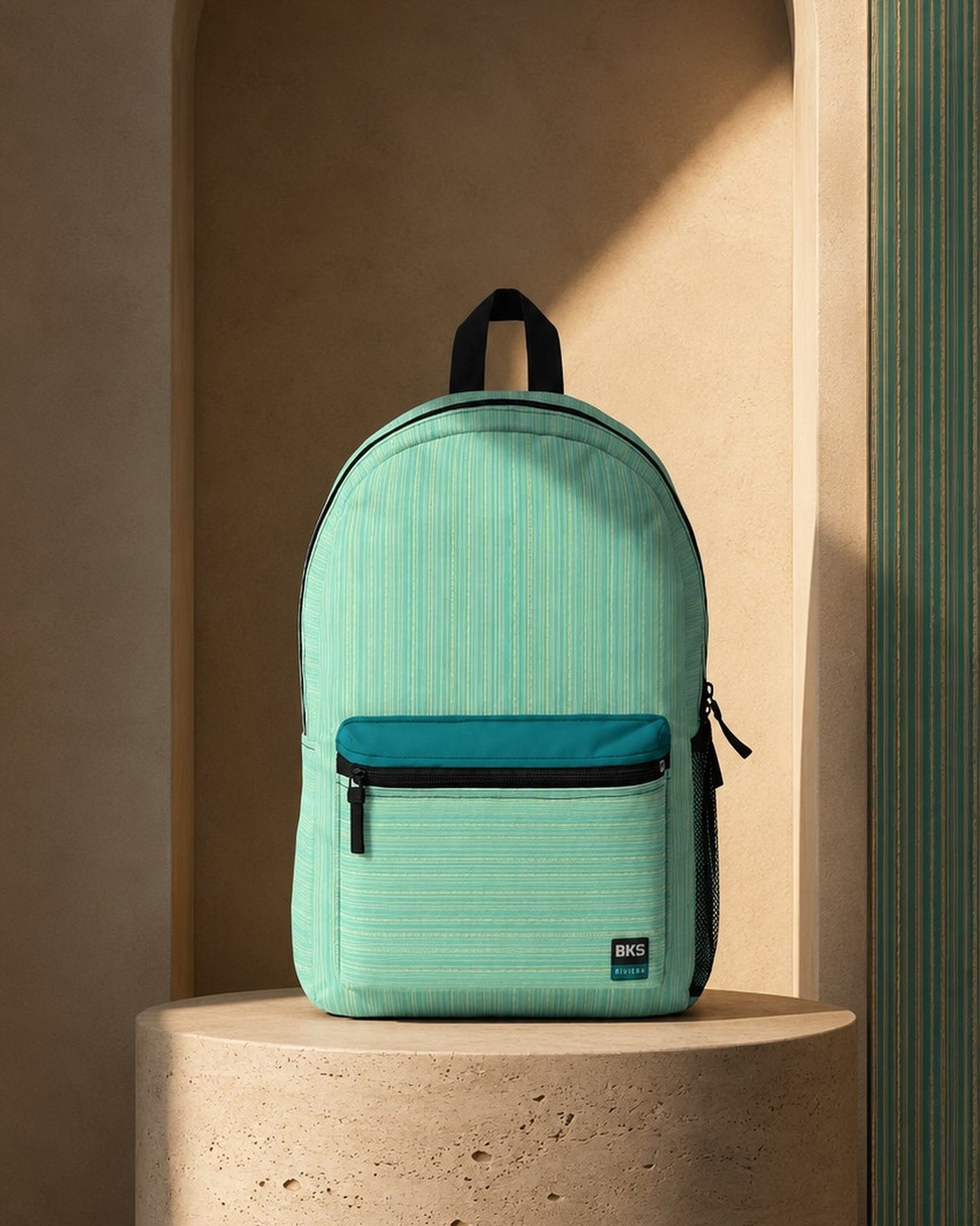 BKS Riviera Trek Backpack — editorial arch