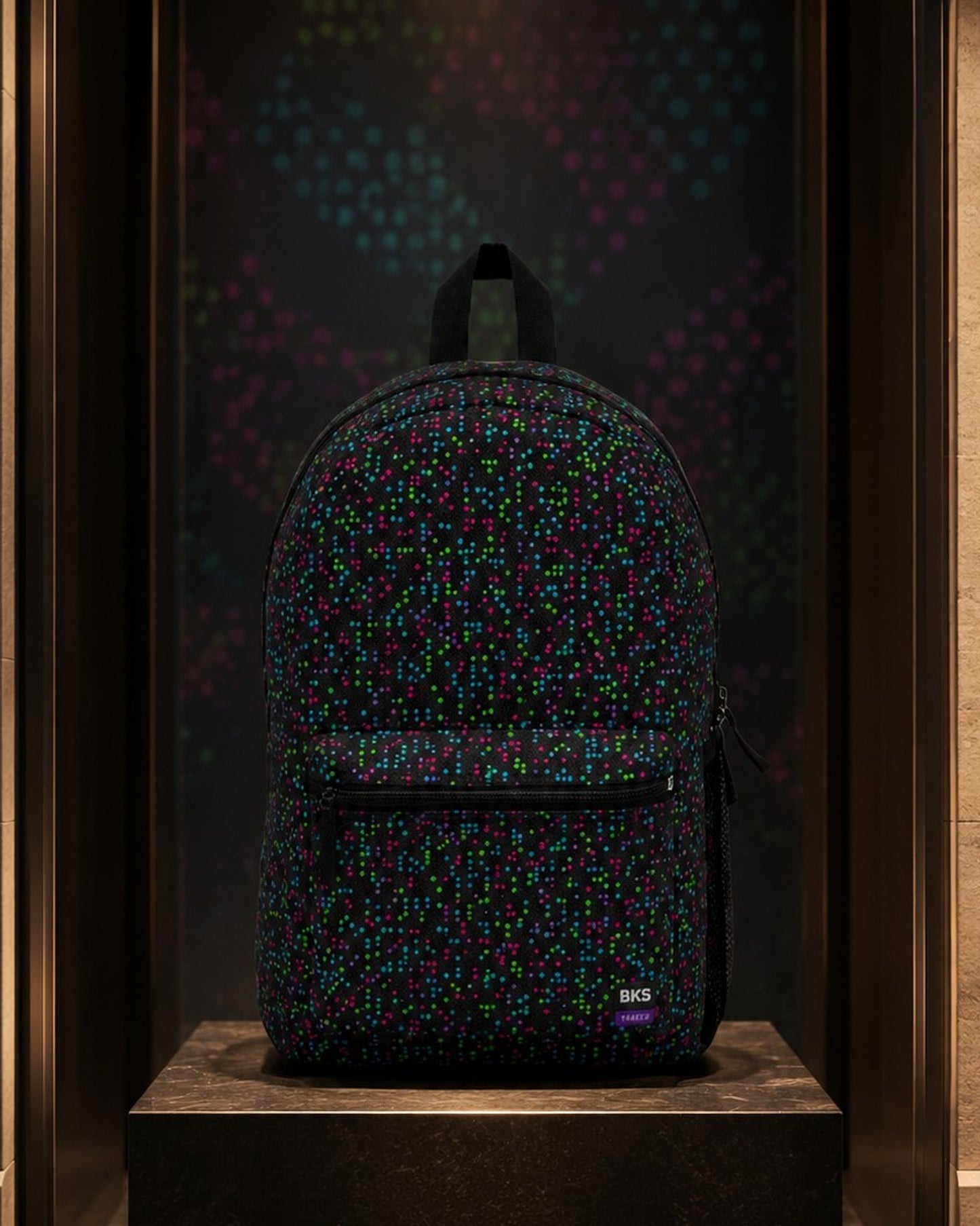 BKS Token Pixel Arcade Backpack — night niche