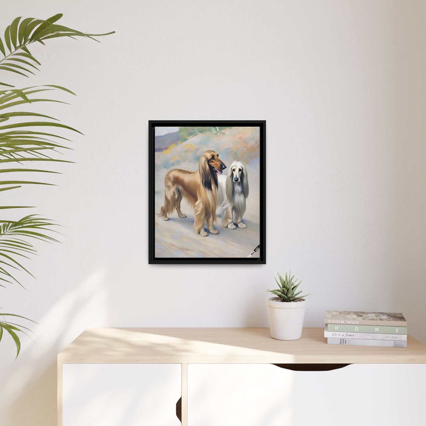 Afghan Greyhound (BKS)🐶Canvas