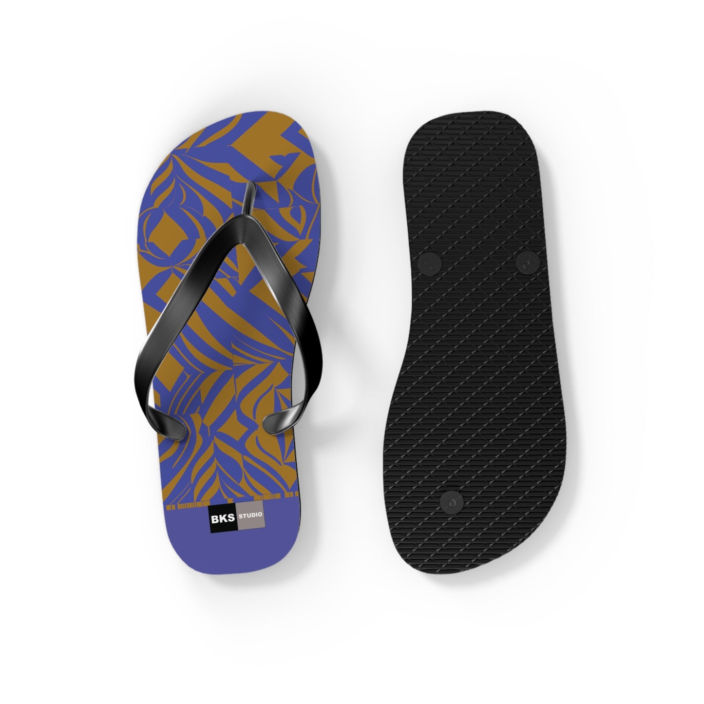 BKS Glyph Violet Gold™ Flip Flops