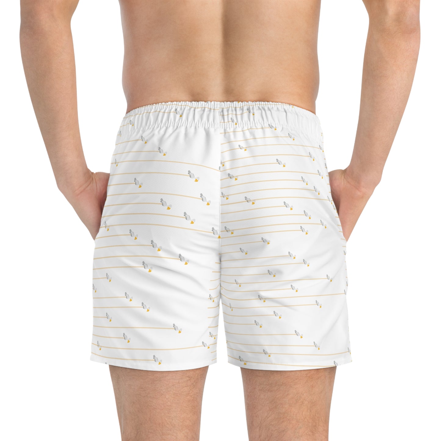 BKS Riviera Bird Pinstripe™ Swim Trunks