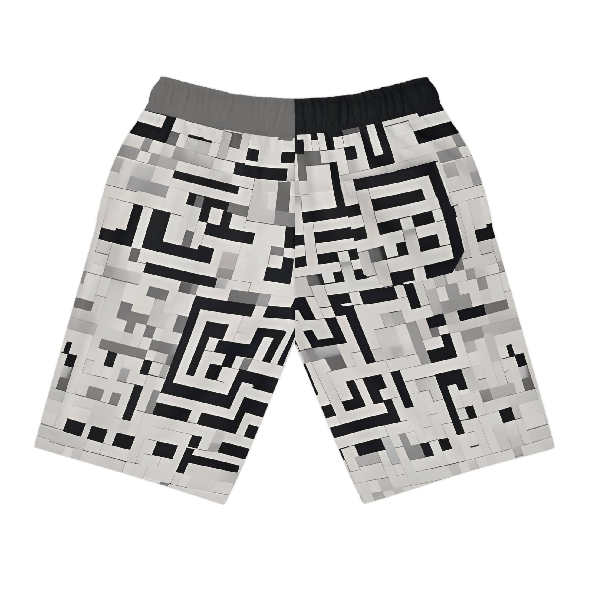 BKS Token Maze™ Athletic Long Shorts Printify bakabo.club