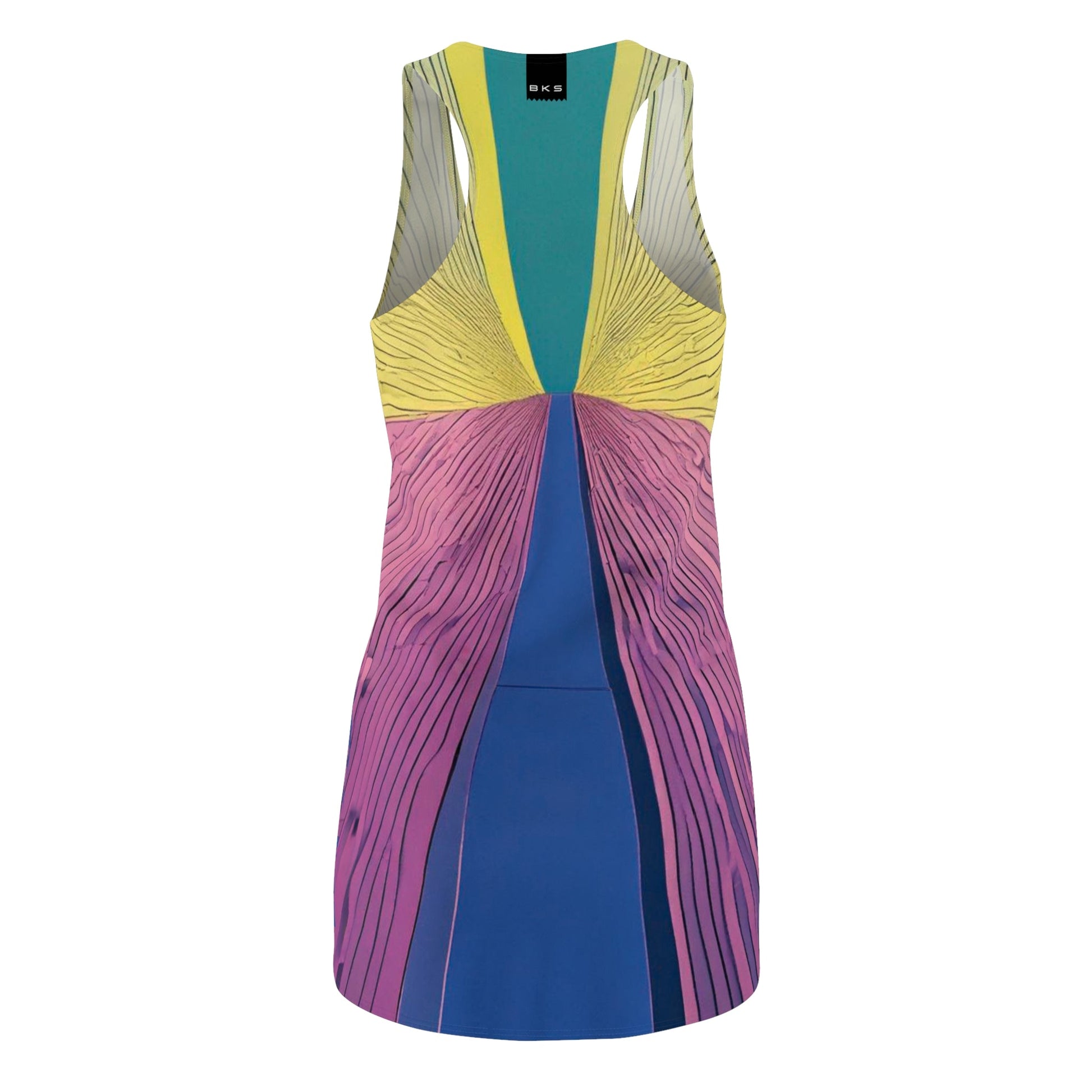 BKS Pulse Radial™ Racerback Dress Printify bakabo.club