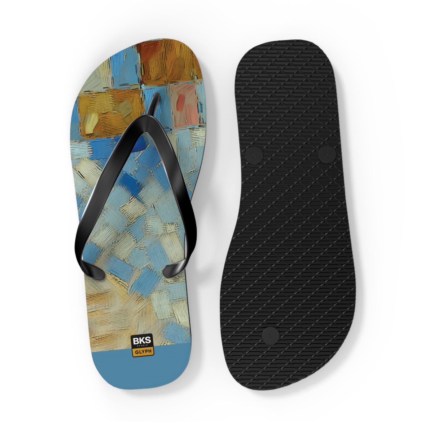 BKS Glyph Mosaic Tile™ Flip Flops