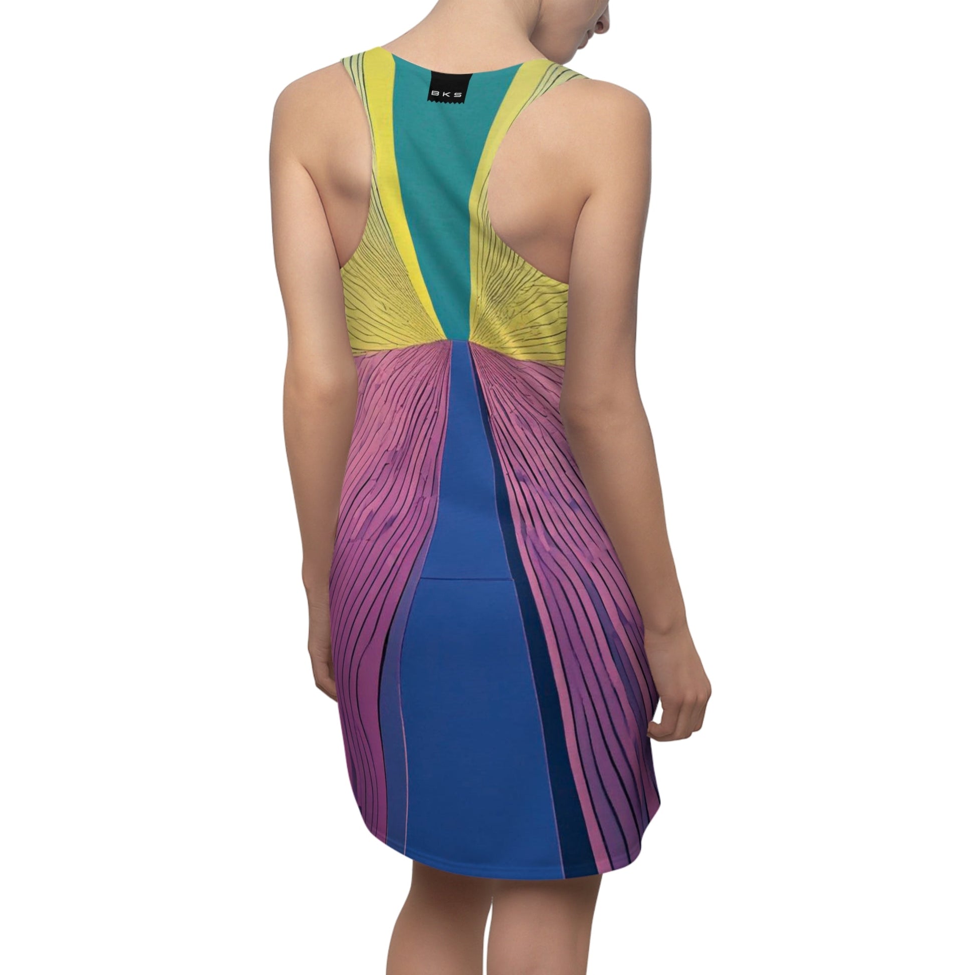 BKS Pulse Radial™ Racerback Dress Printify bakabo.club