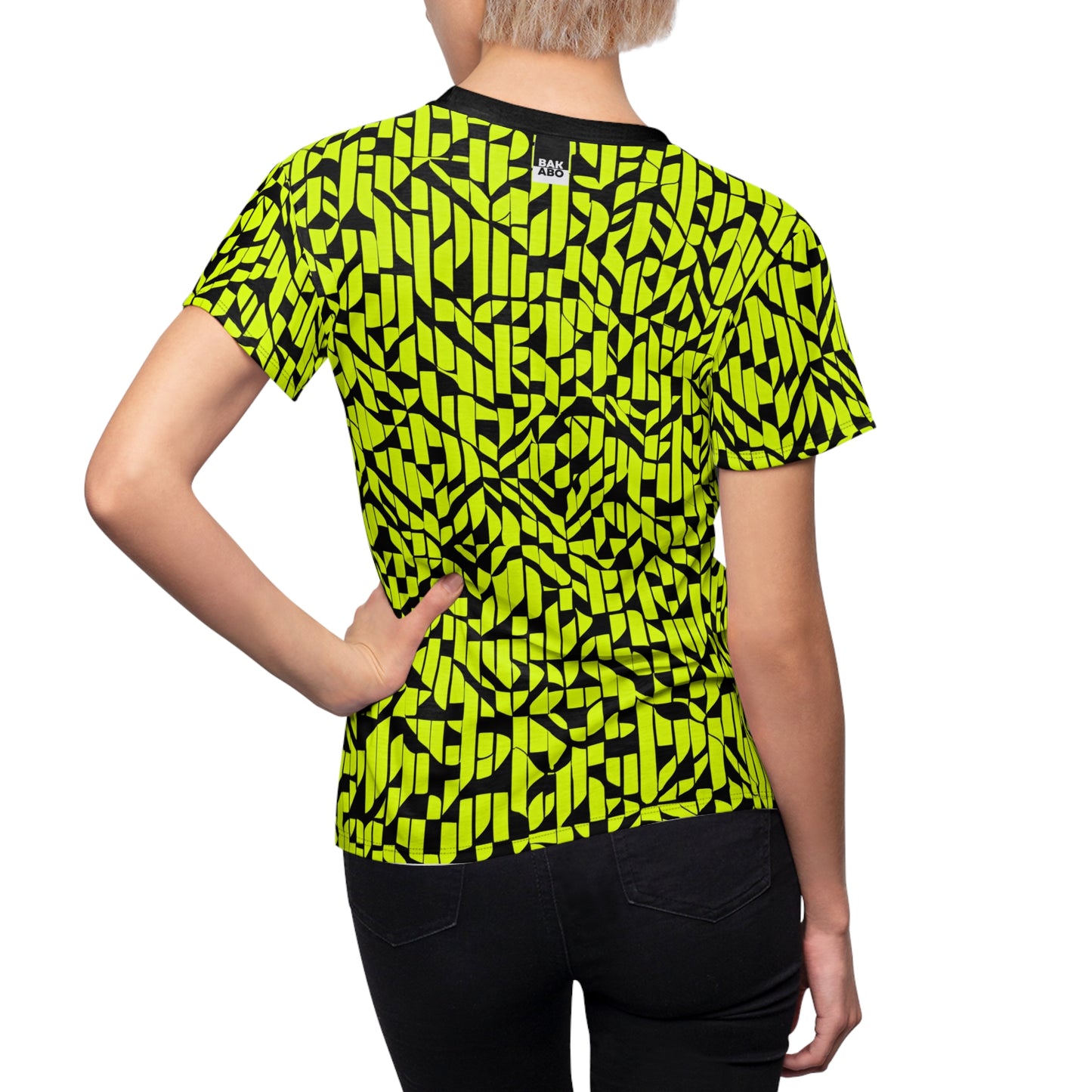 Neon Noir (BKS)🌿T-shirt coupé-cousu pour femme