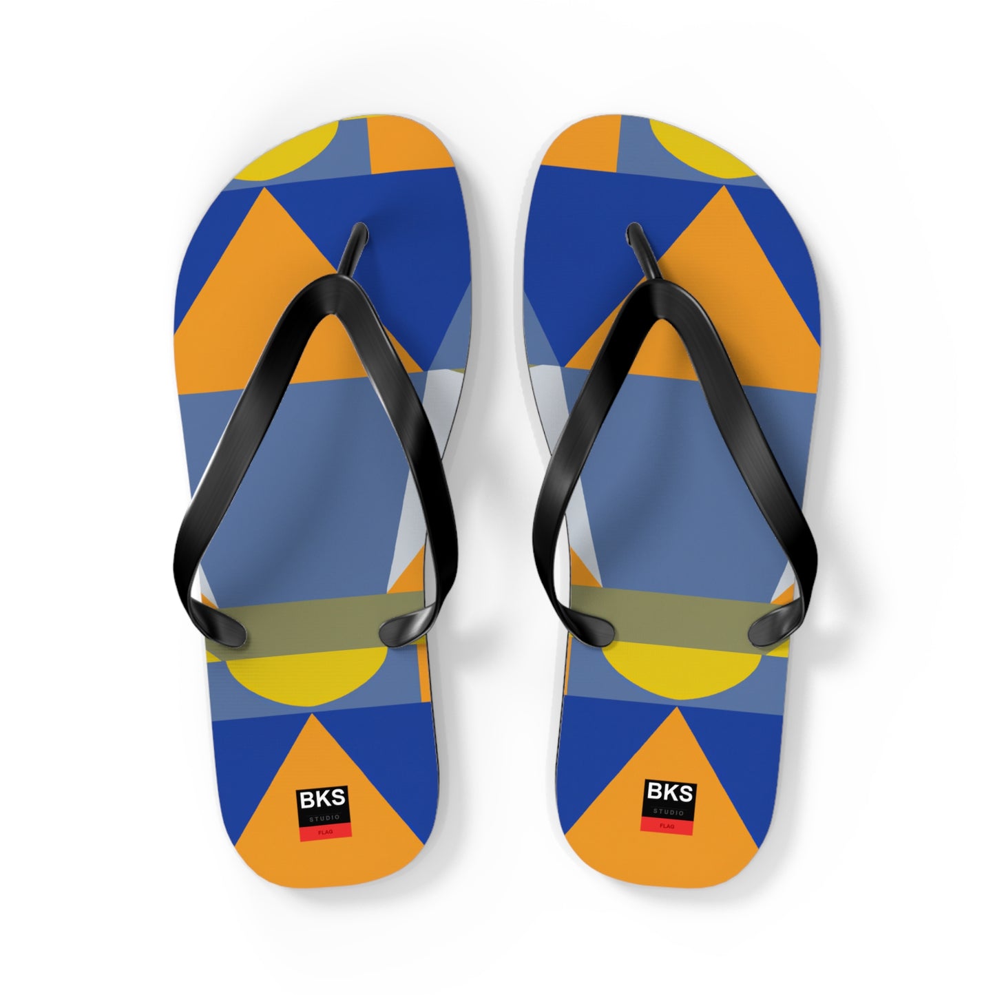BKS Flag Colorblock Blue™ Flip Flops