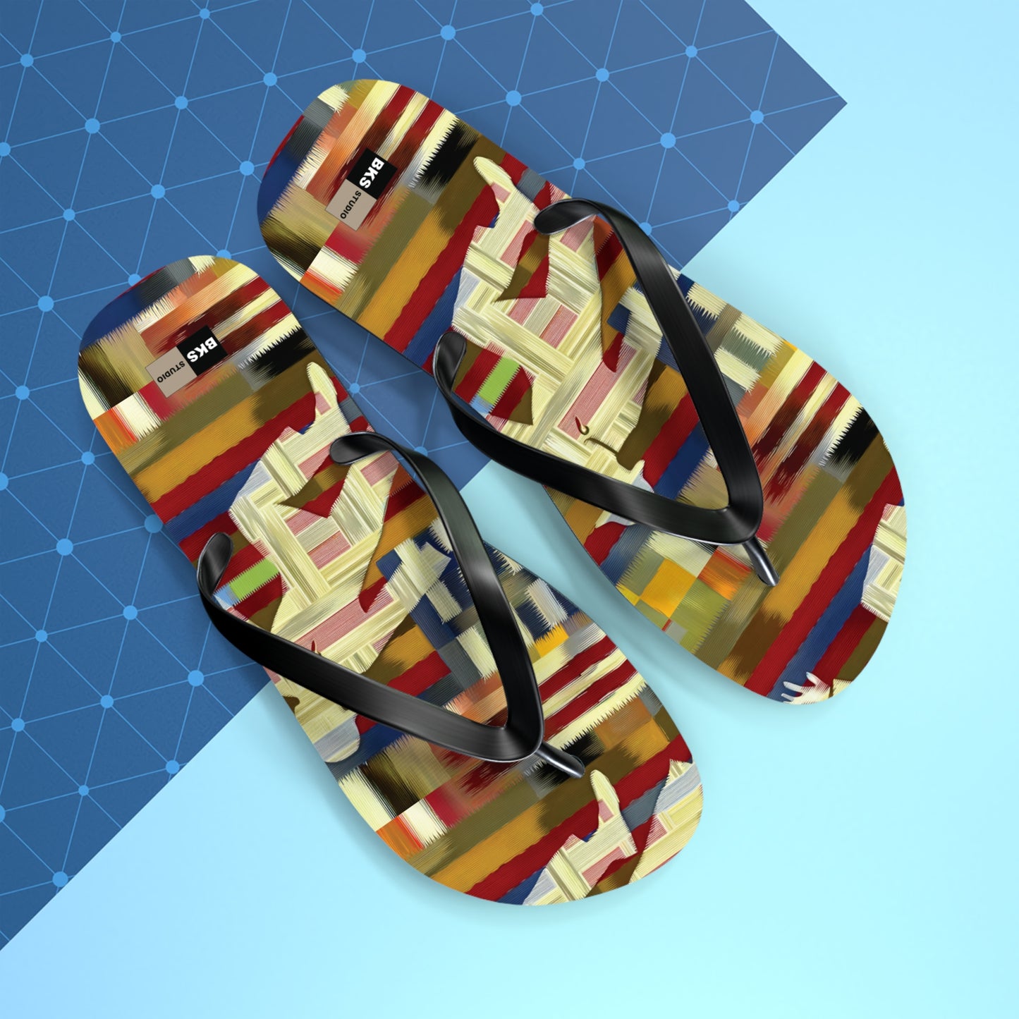 BKS Flag Colorblock Red™ Flip Flops