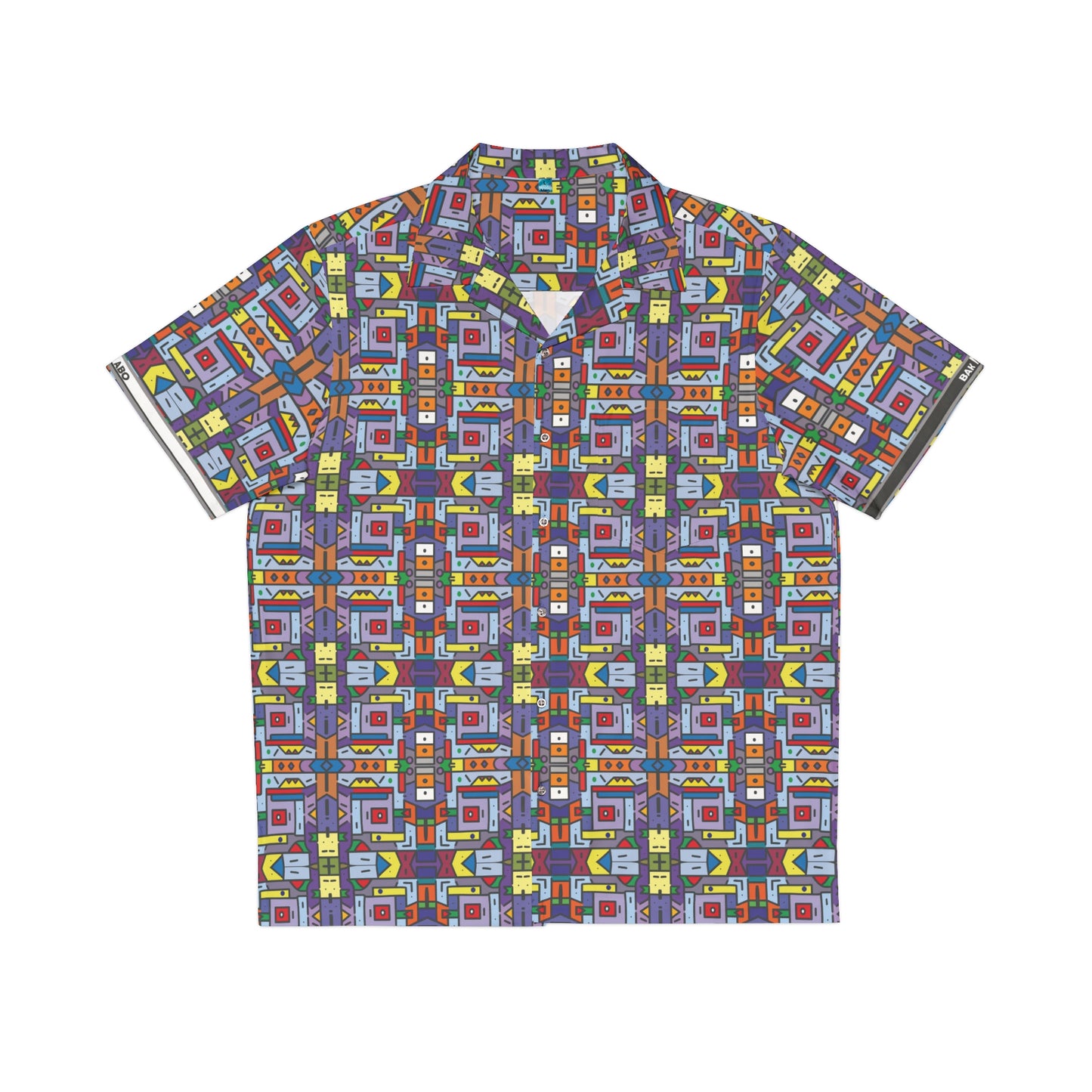 Geometric Kaleidoscope (BKS)🧊Hawaiian Shirt