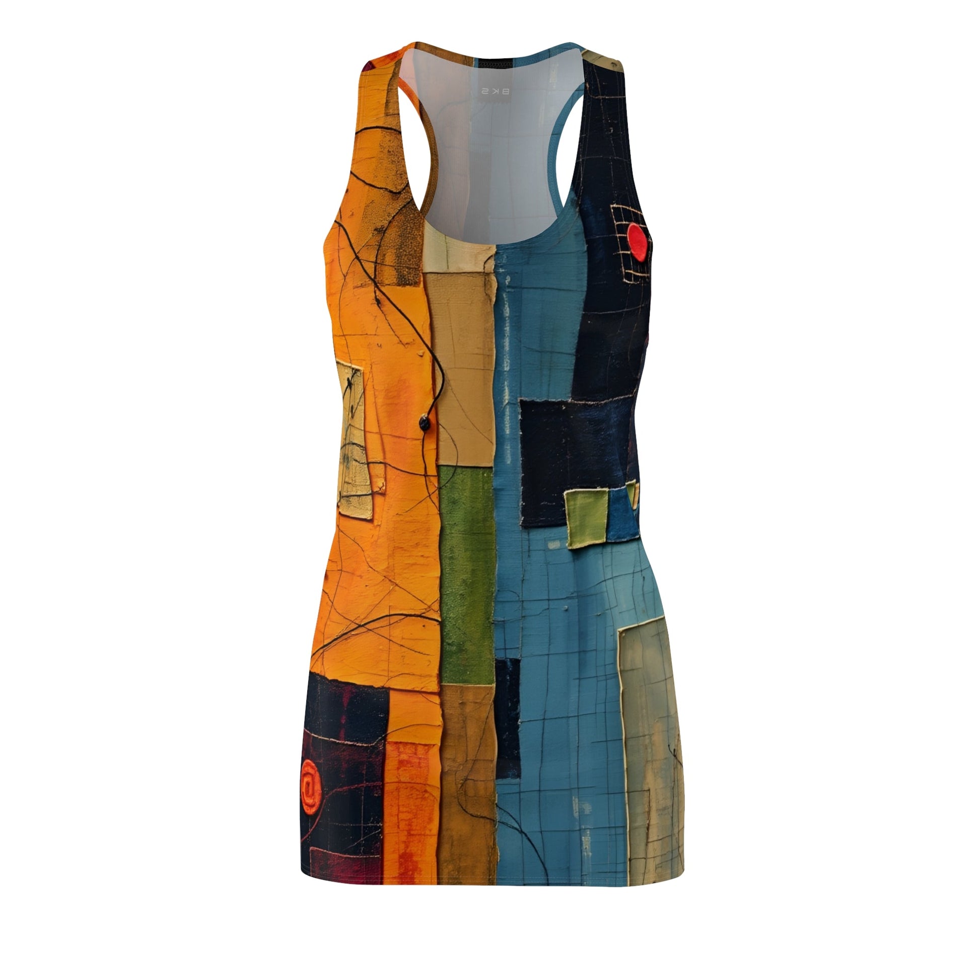 BKS Flag Patch™ Racerback Dress Printify bakabo.club