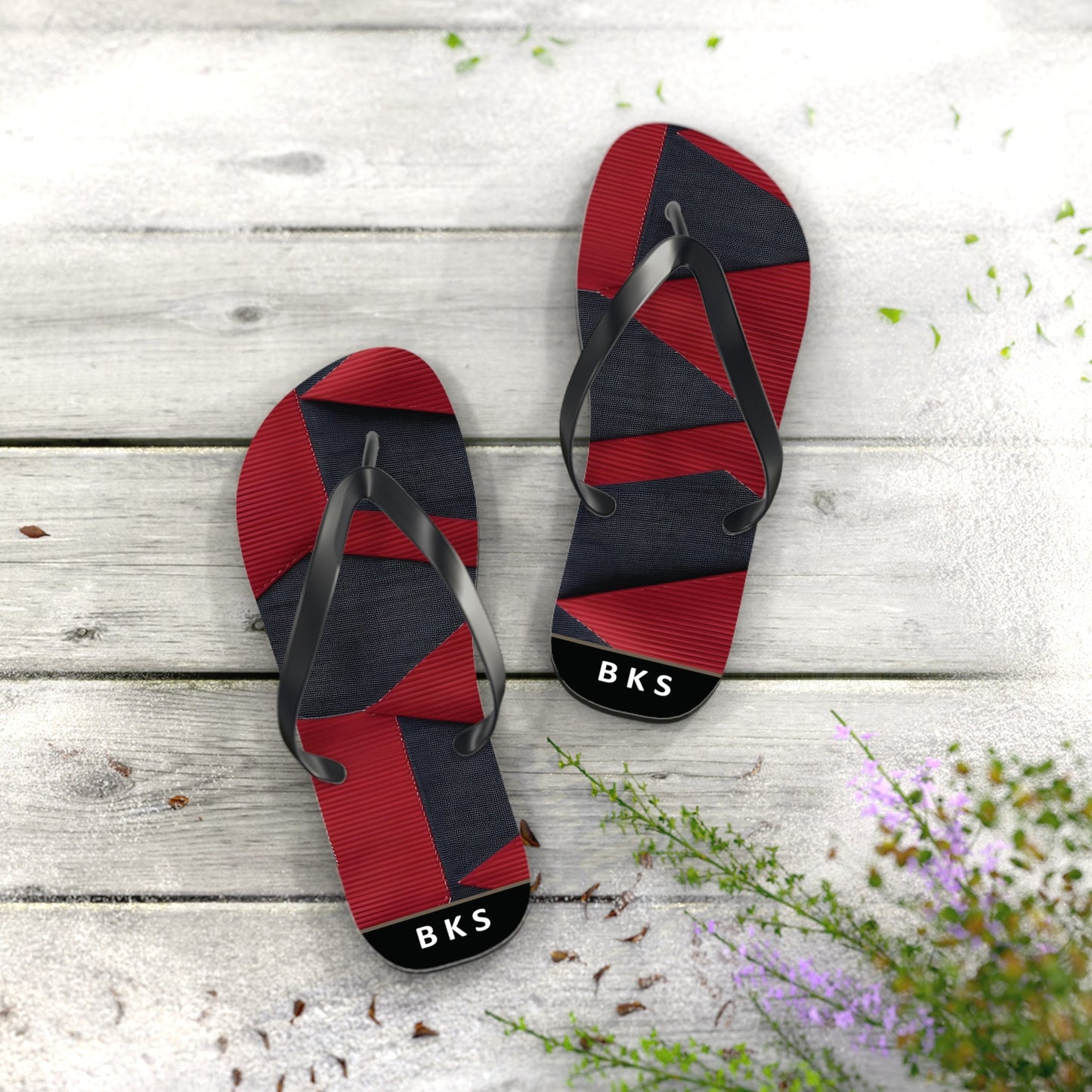 BKS Flag Slate™ Flip Flop Printify bakabo.club