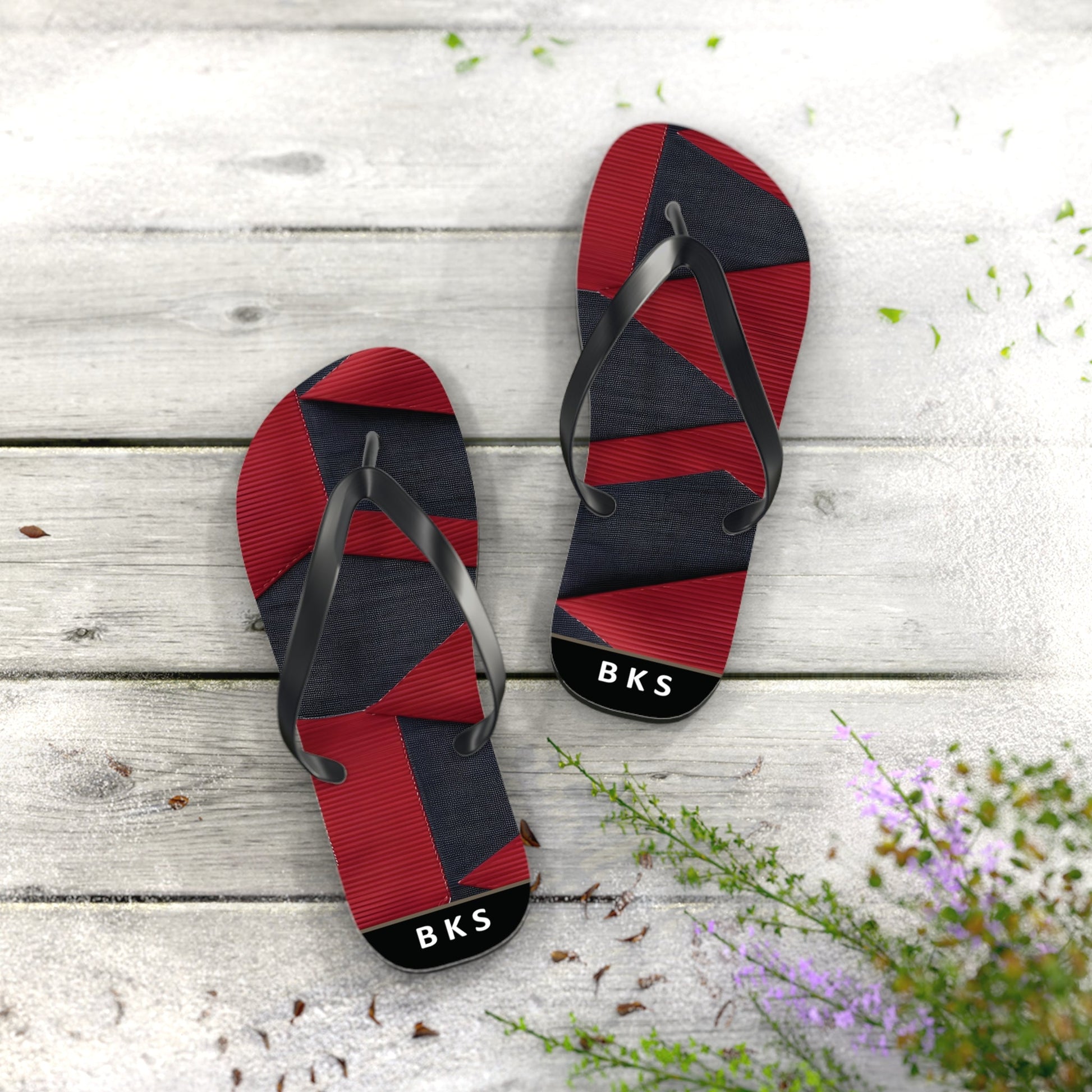 BKS Flag Slate™ Flip Flop Printify bakabo.club