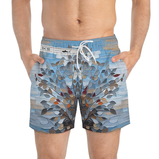 BKS Folklore Grove™ Swim Trunks Printify bakabo.club
