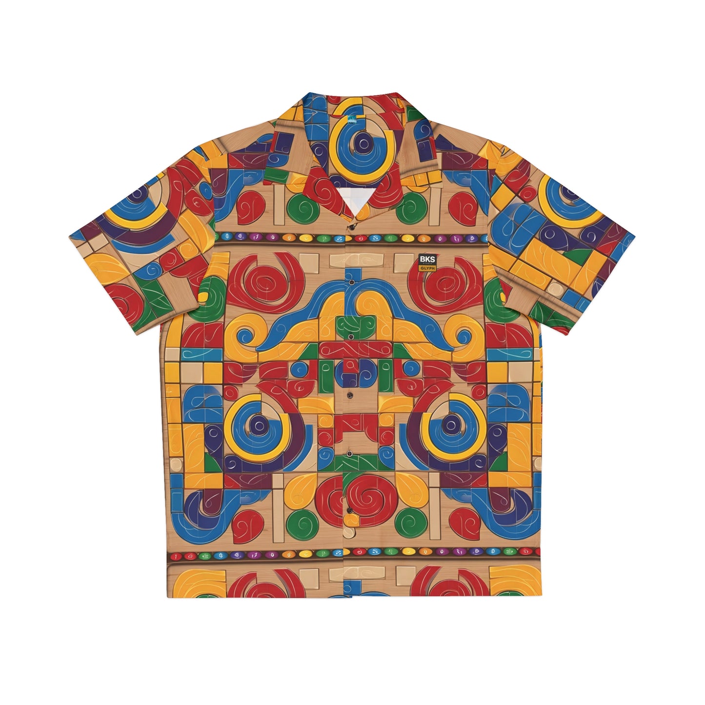 BKS Glyph Hawaiian™ Hawaiian Shirt