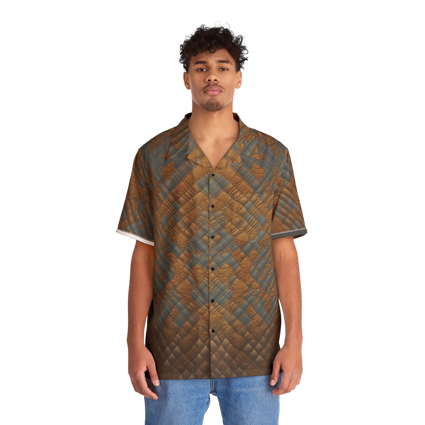 Aloha Shield  (BKS)🦩Hawaiian Shirt