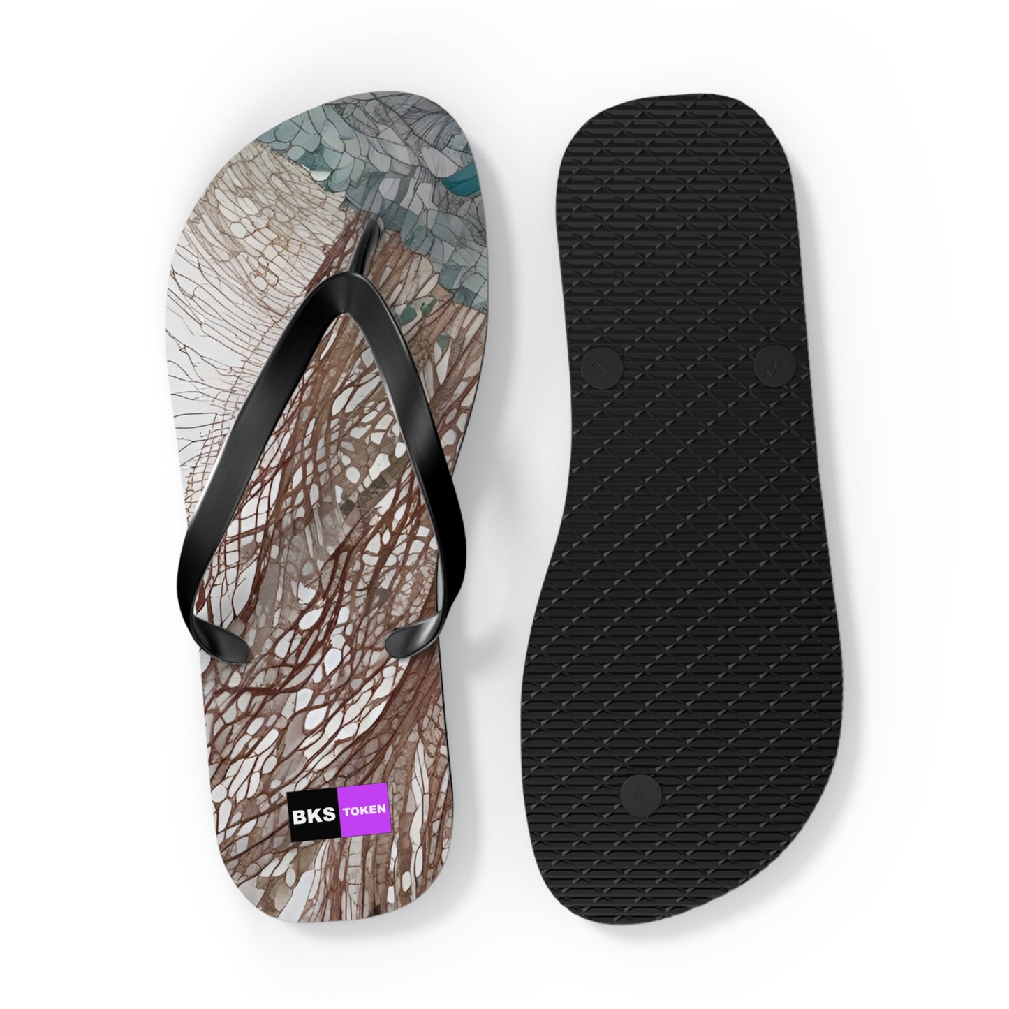 BKS Token Gold™ Flip Flops