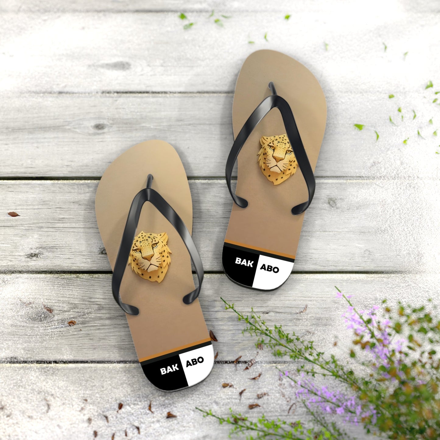 TigerTalisman (BKS)🐅Flip Flops Printify bakabo.club