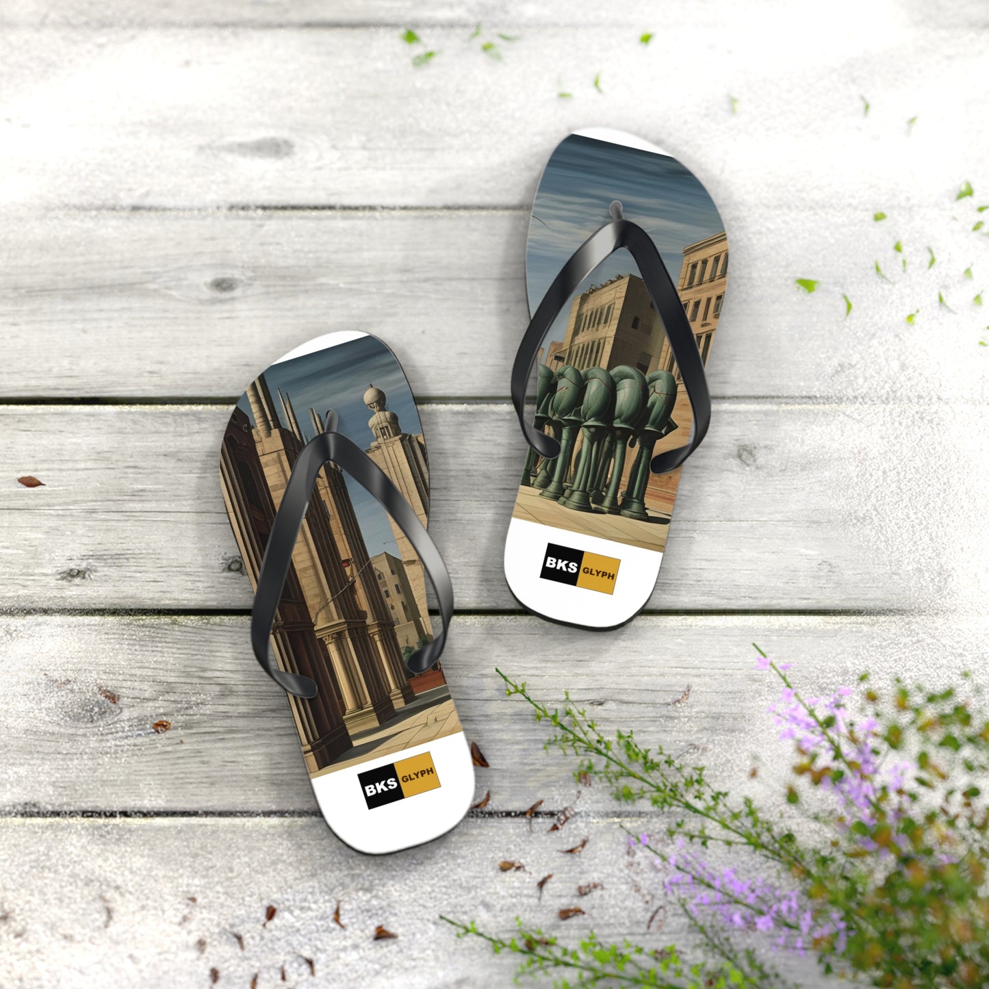 BKS Glyph Metaphysic™ Flip Flops