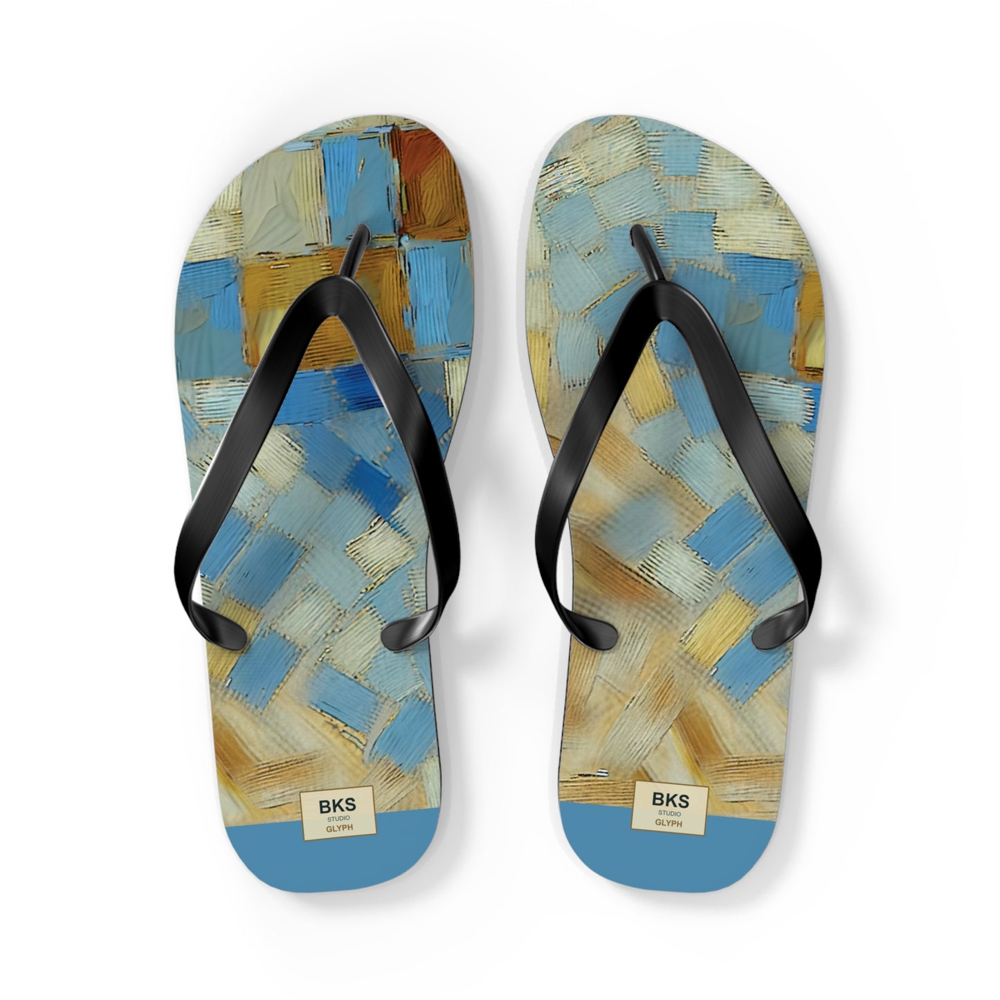 BKS Glyph Mosaic Tile™ Flip Flops