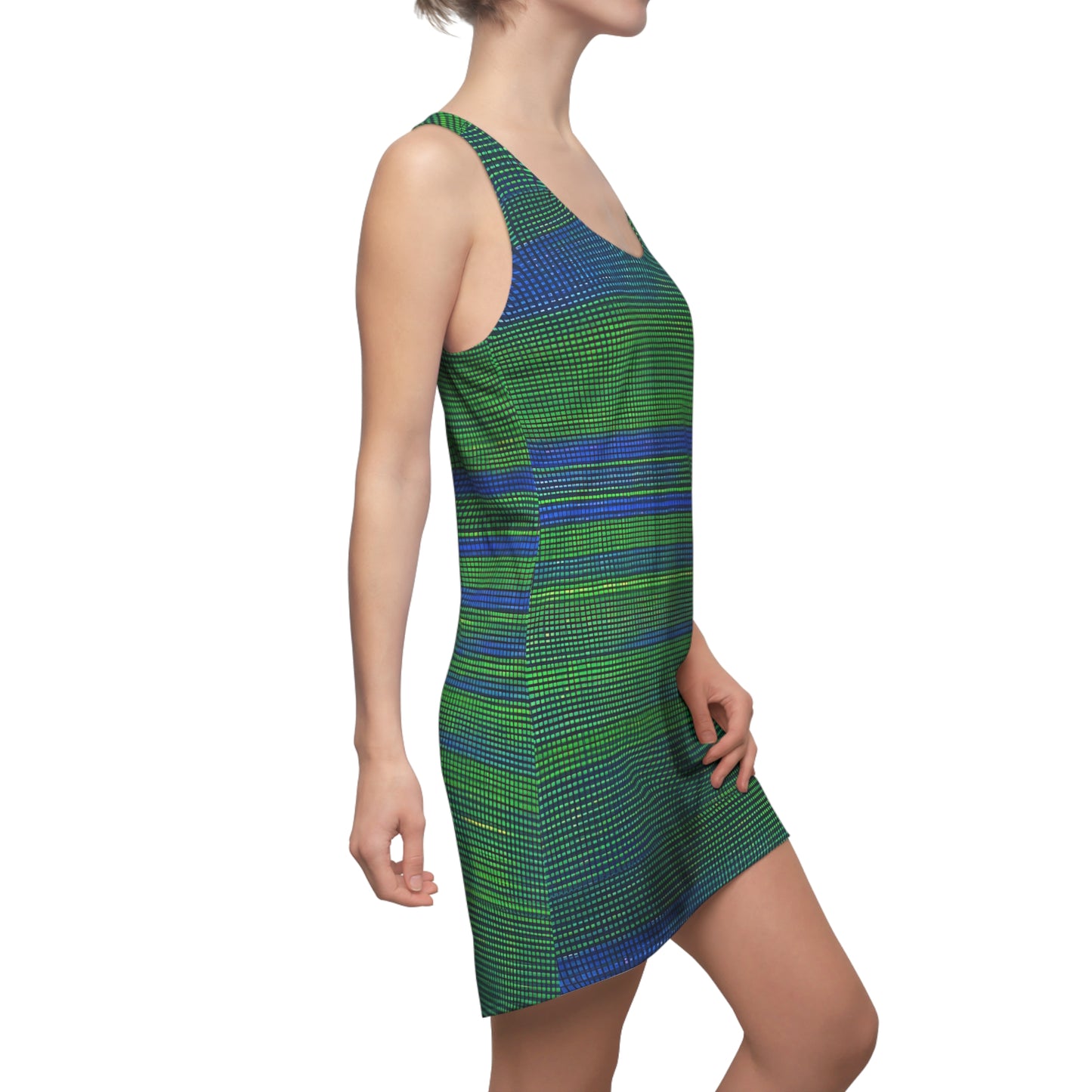 Enigma Verde Dress (BKS)👗Women's Cut Dress - bakabo.club